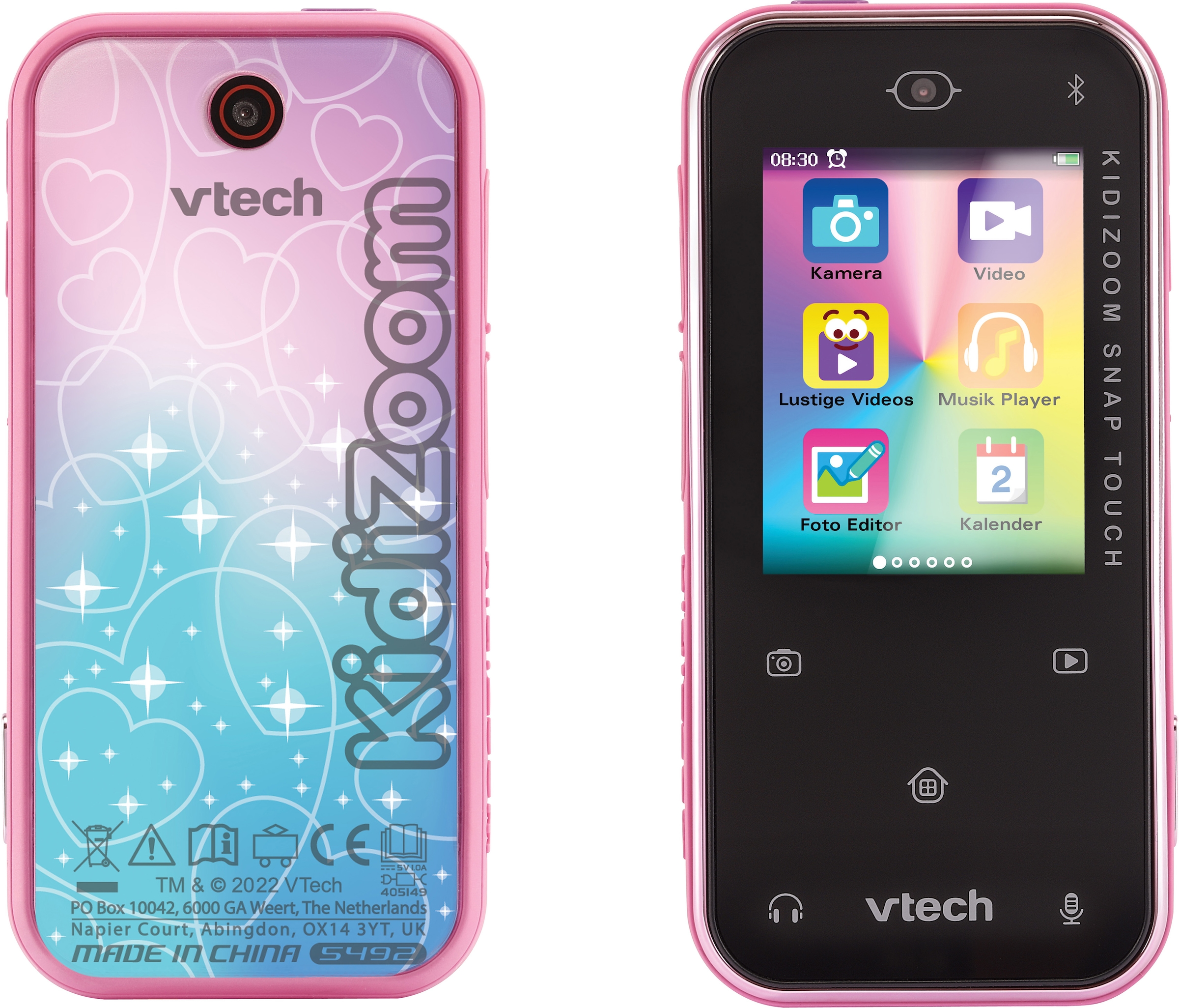 Vtech® Kinderkamera »KidiZoom Snap Touch pink«, im coolen Smartphone-Format