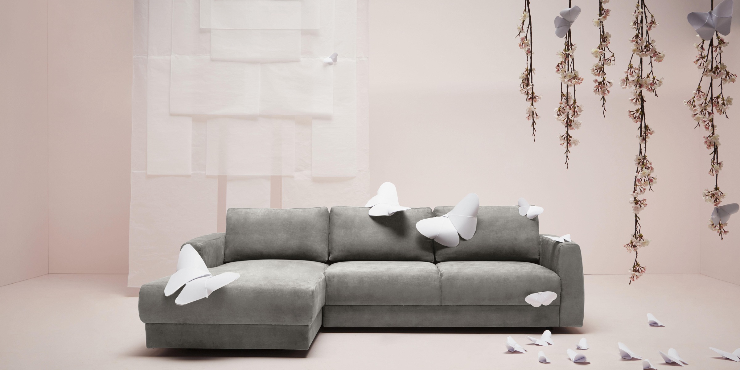 andas Ecksofa »Hobro L-Form«, in 3 Bezugsqualitäten in vielen Farben, Design by Morten Georgsen