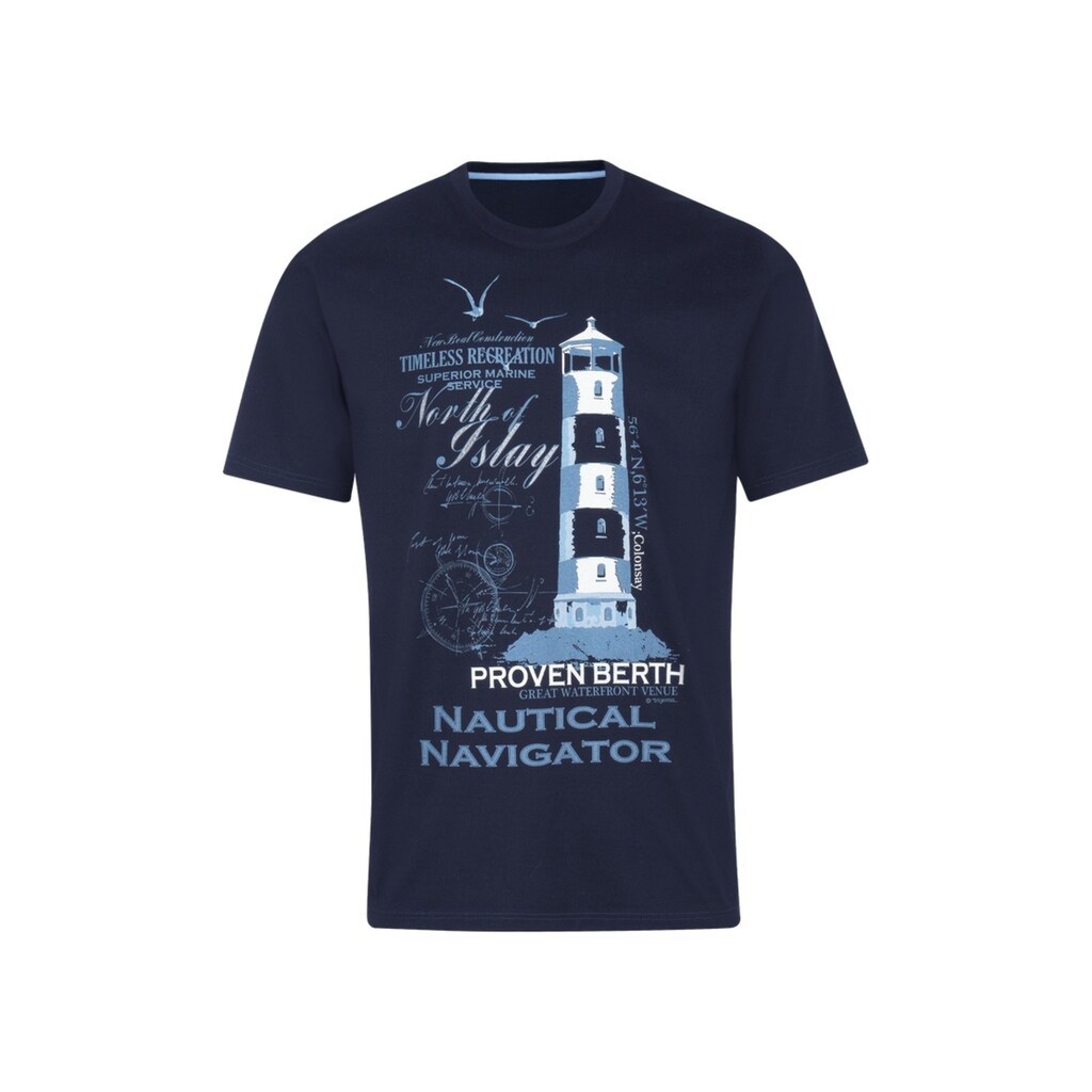 Trigema T-Shirt »TRIGEMA Freizeitshirt mit maritimem Motiv«