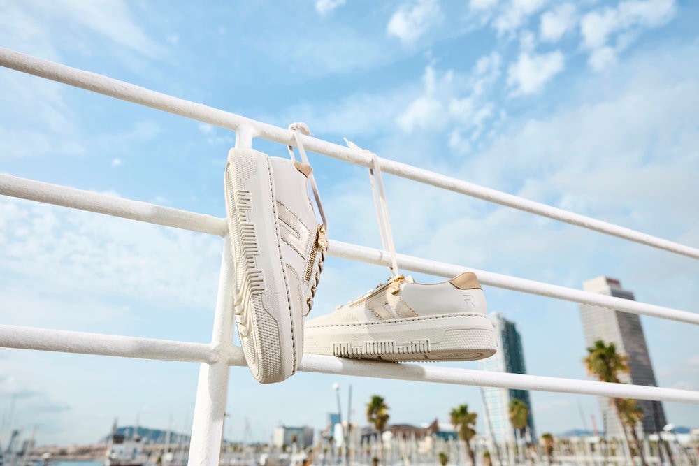 Rieker Plateausneaker  Schnürschuh, Halbschuh, Freizeitschuh mit seitlichem Reißverschluss