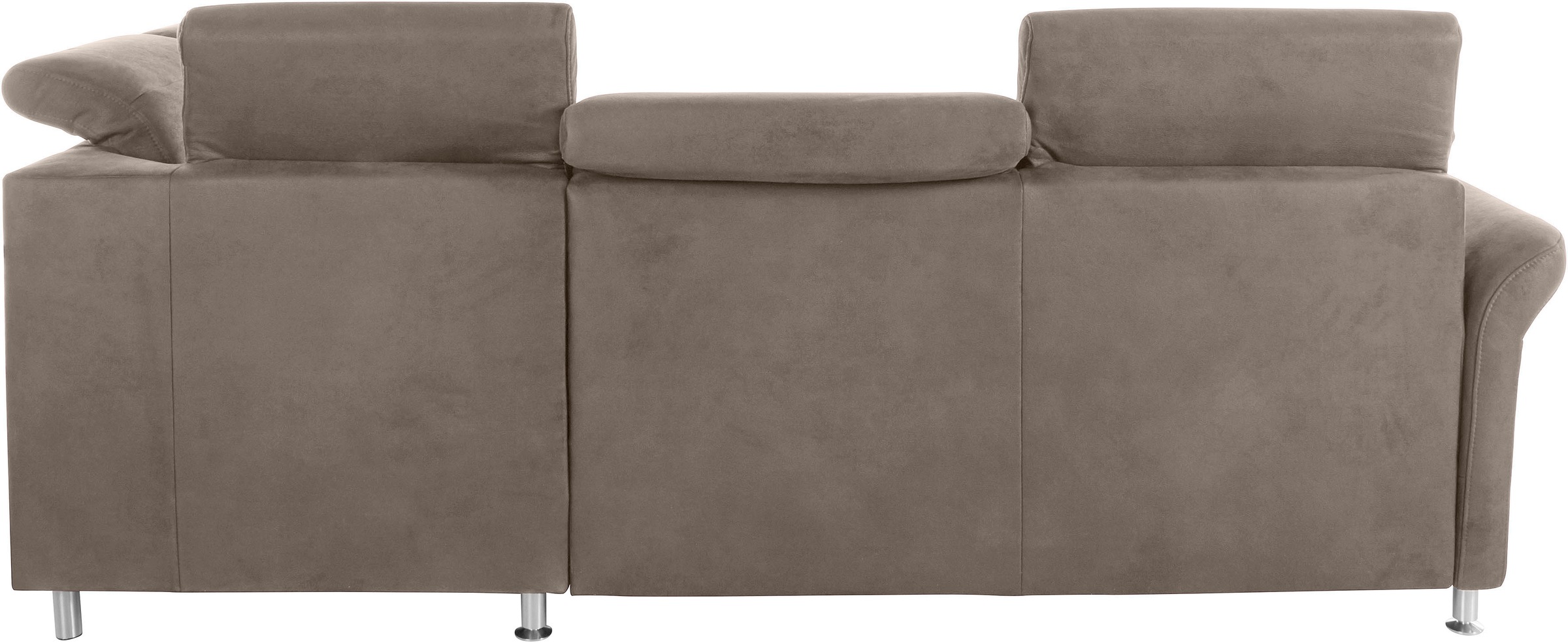 sit&more Ecksofa »Darwin L-Form«, inklusive Federkern, wahlweise mit Kopfteilverstellung, Bettfunktion
