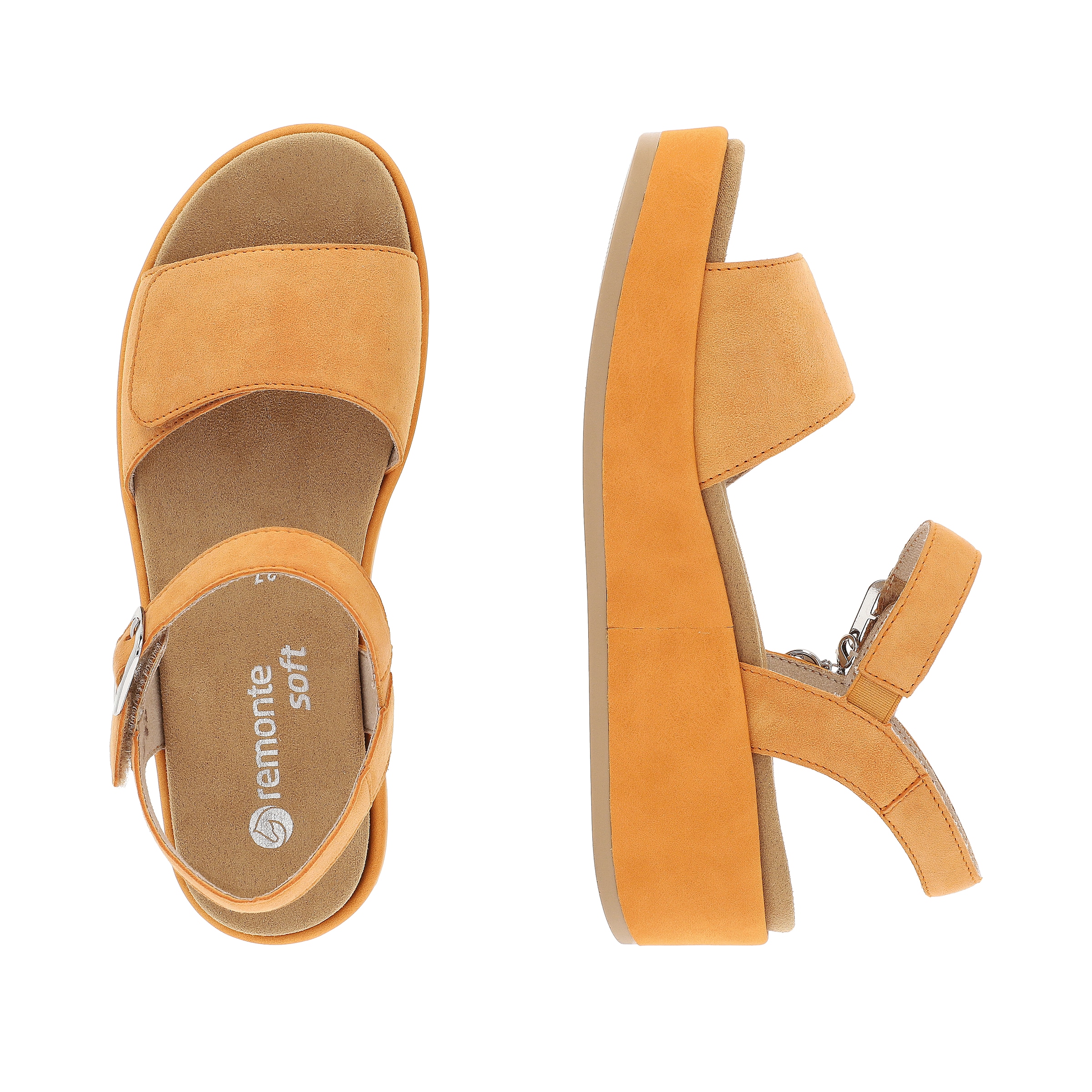 Remonte Keilsandalette »ELLE-Collection«, Sommerschuh, Sandale, Keilabsatz, mit Soft Foam Ausstattung