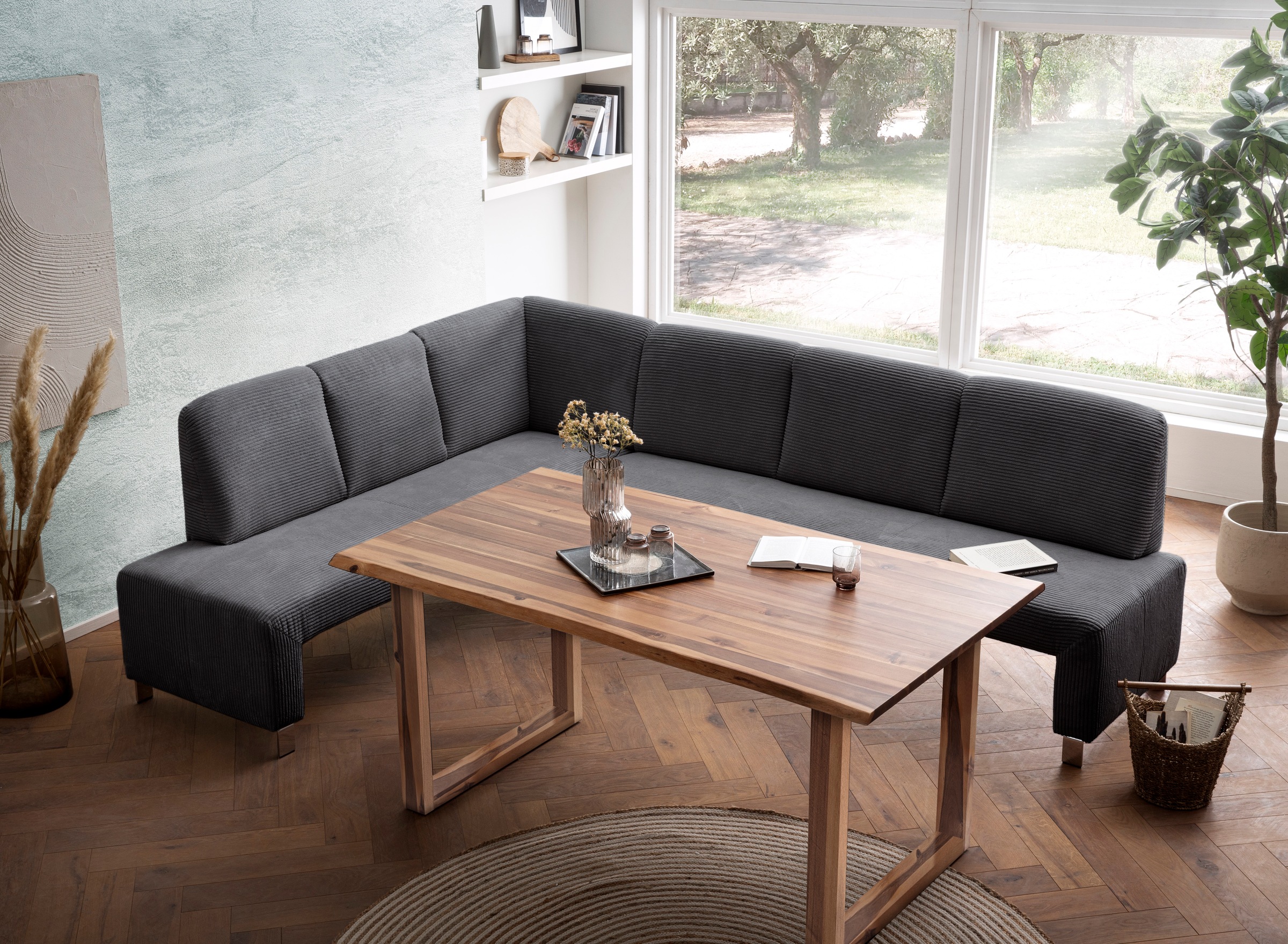 exxpo - sofa fashion Eckbank »Intenso, modern, wahlweise in Leder oder Text günstig online kaufen