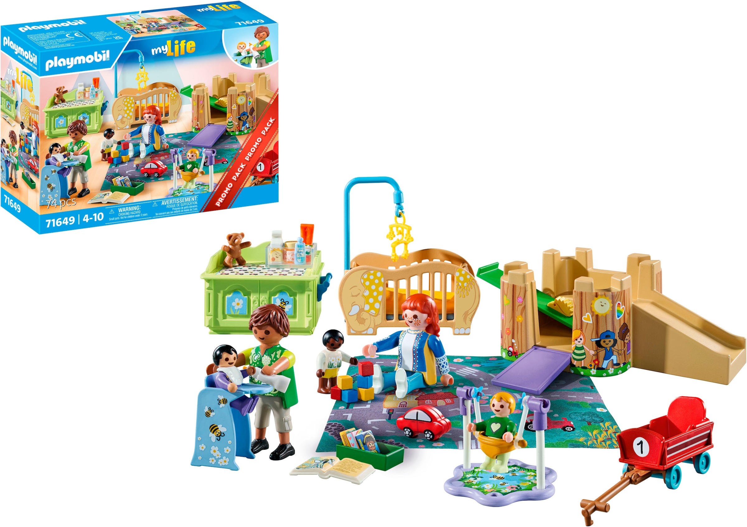 Playmobil® Konstruktions-Spielset »Krabbelgruppe (71649), My Life« Made in Europe