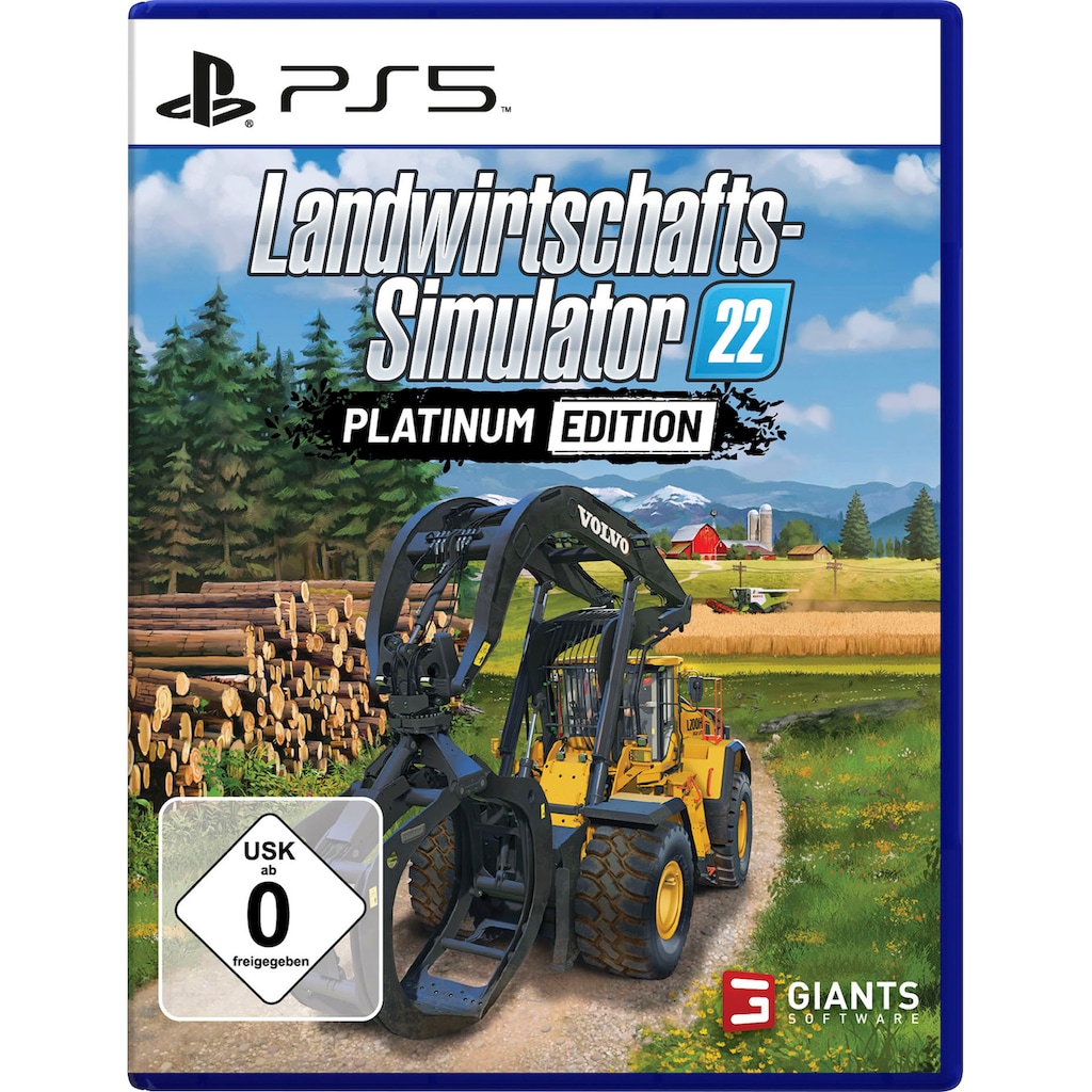 Astragon Spielesoftware »Landwirtschafts-Simulator 22: Platinum-Edition«, PlayStation 5