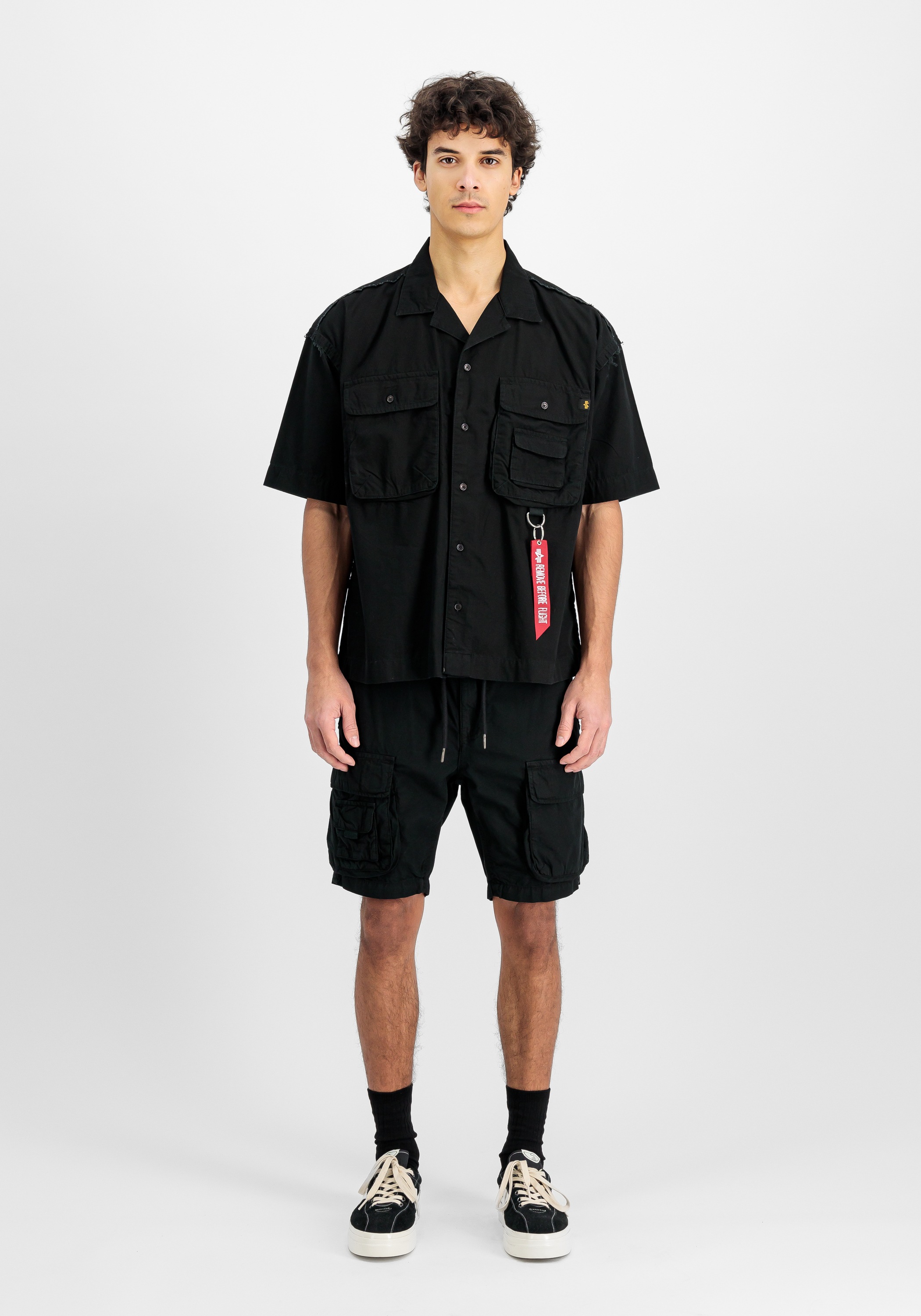 Alpha Industries Print-Shirt »Alpha Industries Men - Shirts Aloha Safari Shirt«