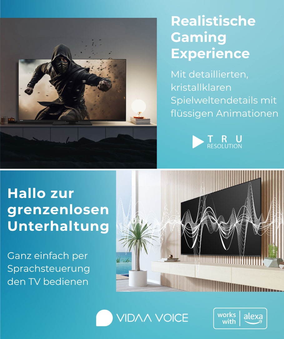 Toshiba DLED-Fernseher »50UV1563DD« 126 cm/50 ″ Smart-TV