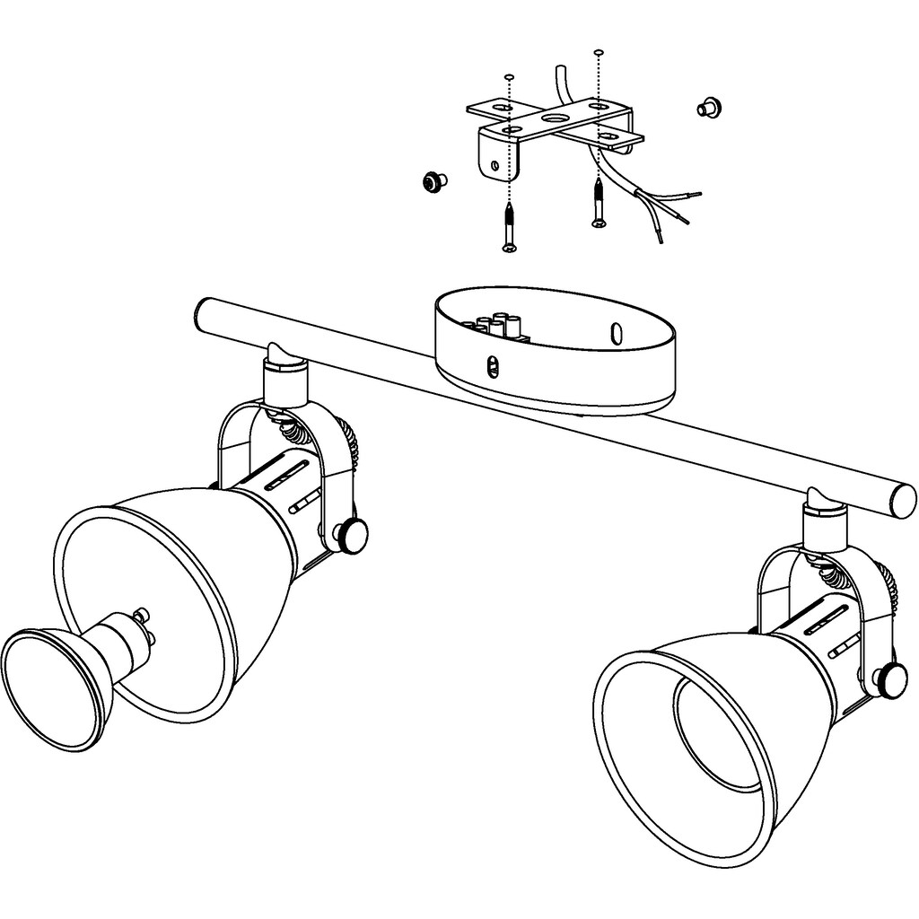 EGLO LED Deckenspots »SERAS 2«, 2 flammig-flammig