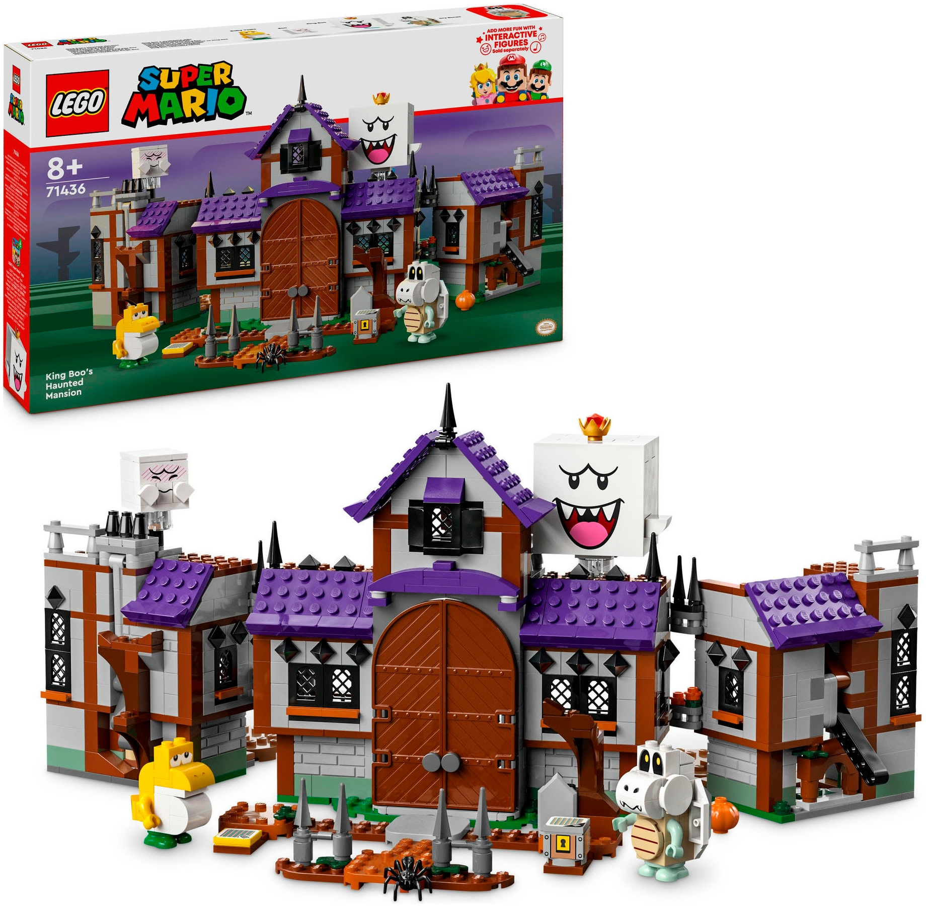 Konstruktionsspielsteine »König Buu Huus Spukhaus (71436), LEGO Super Mario«, (932...