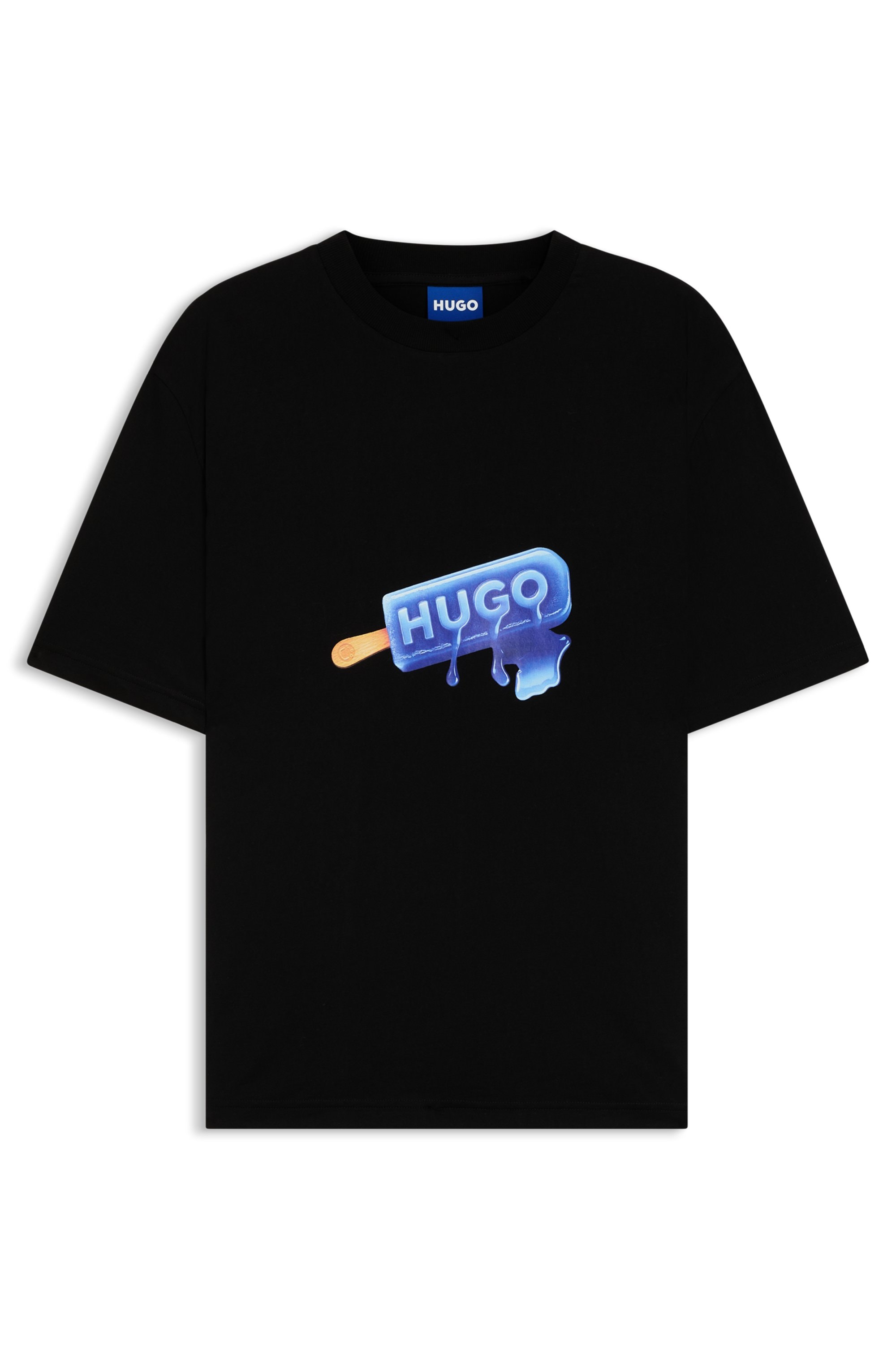 HUGO Blue T-Shirt »Noglasy« mit Rundhals, regular fit