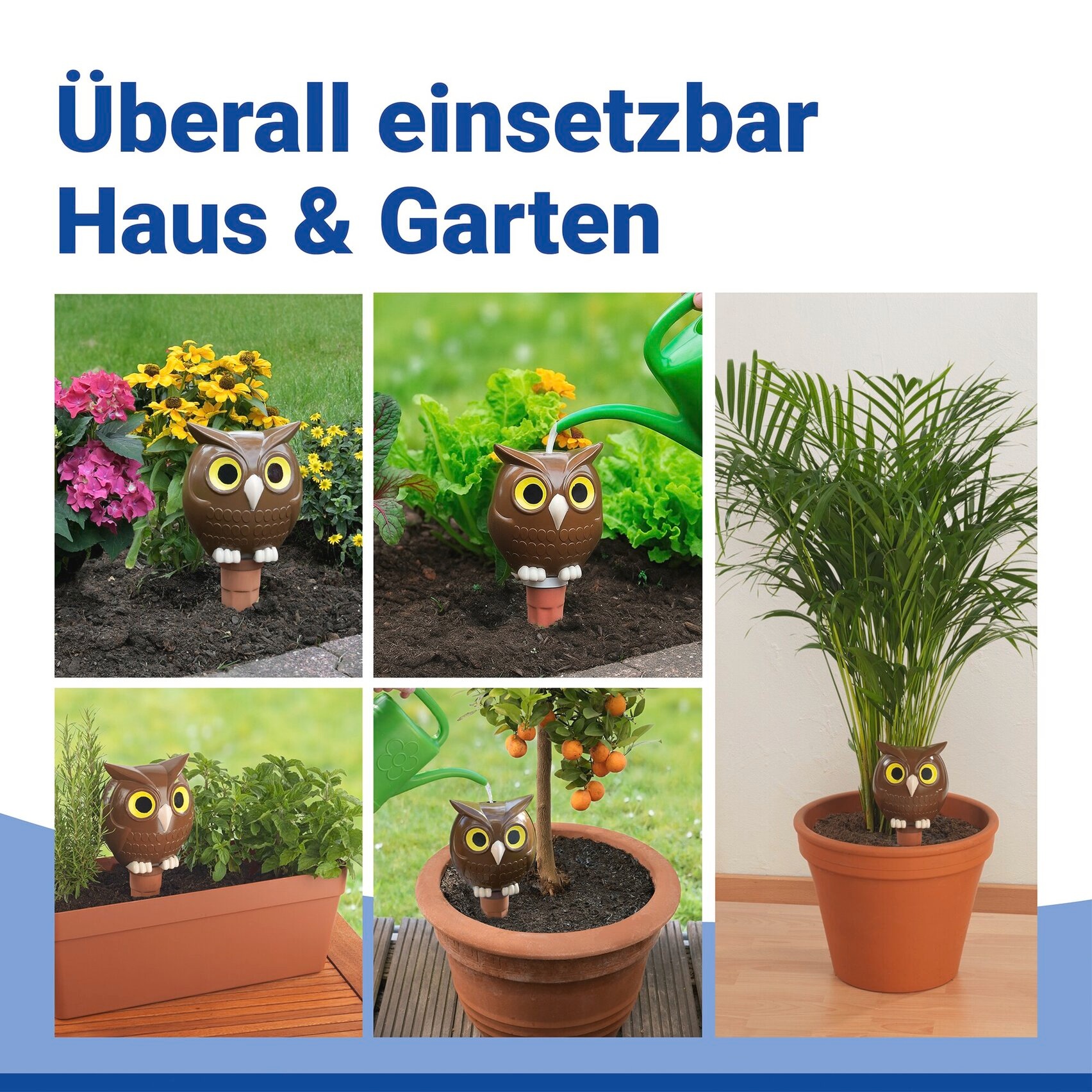 Maximex Bewässerungssystem »Eule JUMBO« ()  Bewässerungsspike, 1,6 l, für automatische Pflanzenbewässerung