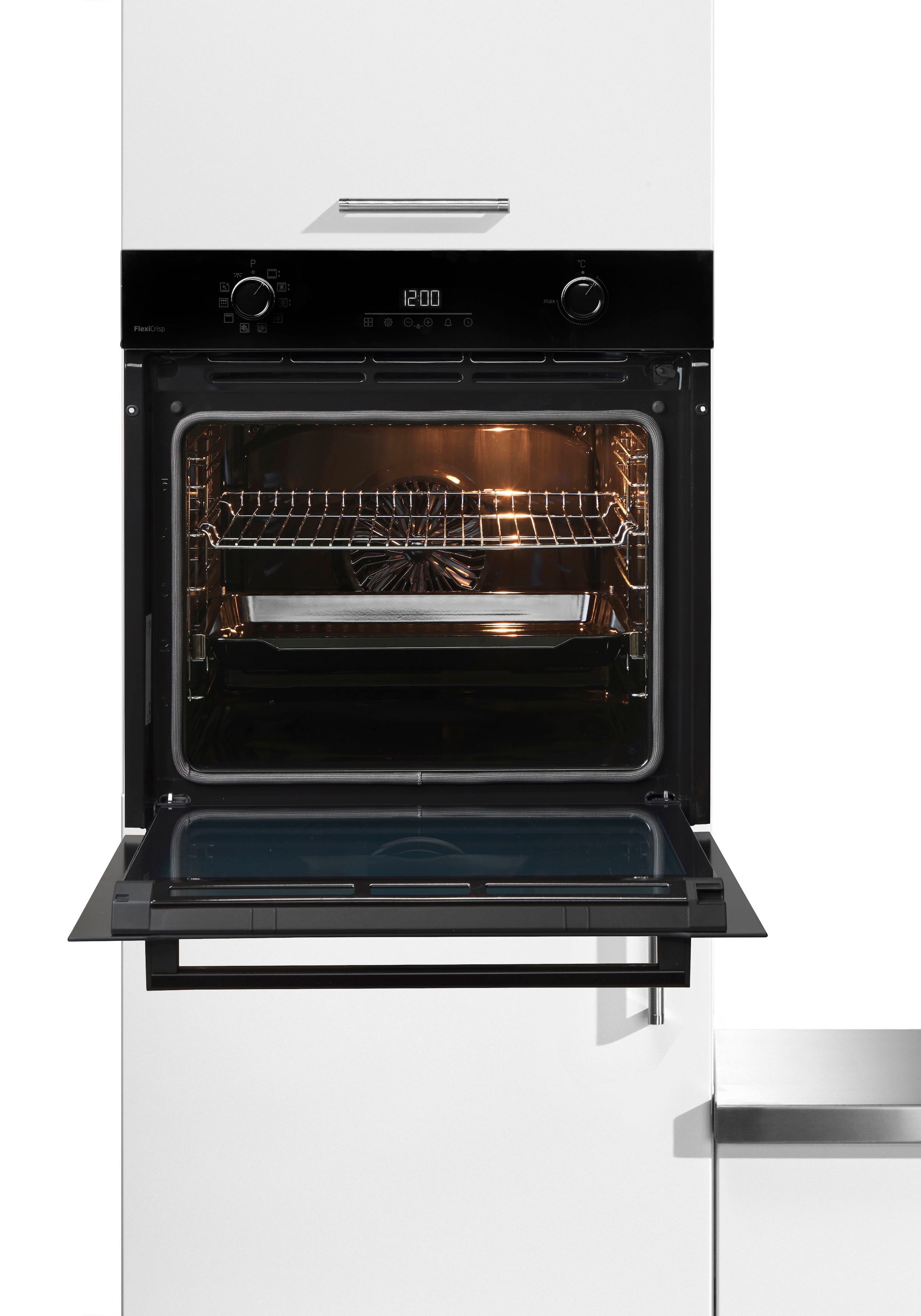 BEKO Einbaubackofen  »BBIM17300BMPEF«, mit 1-fach-Teleskopauszug, Pyrolyse-Selbstreinigung