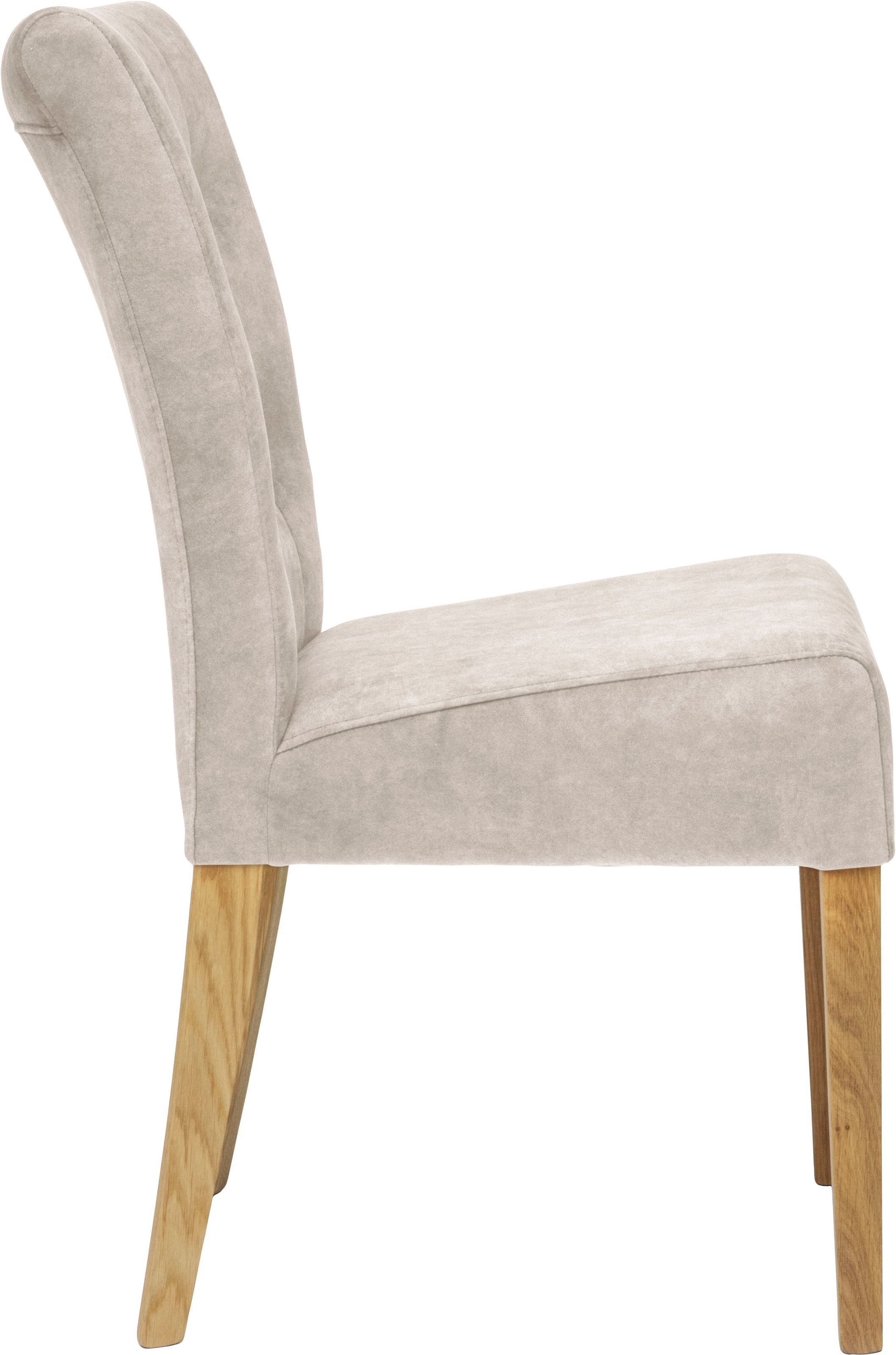Home affaire Polsterstuhl »Queen«, (Set), 2 St., Samtvelours, Esszimmerstuhl mit Knopfheftung, 2er, 4er oder 6er-Set