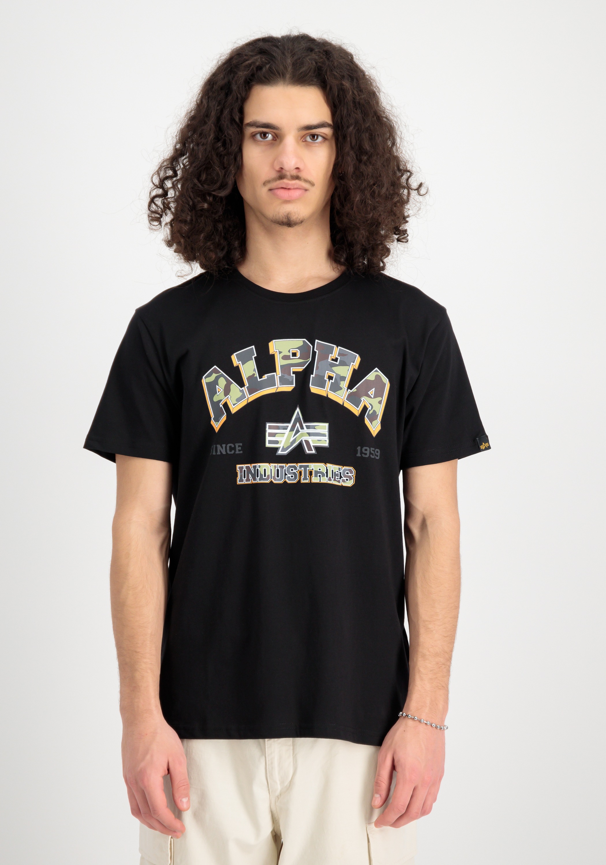 Alpha Industries T-Shirt »Alpha Industries Men - T-Shirts College Camo T«
