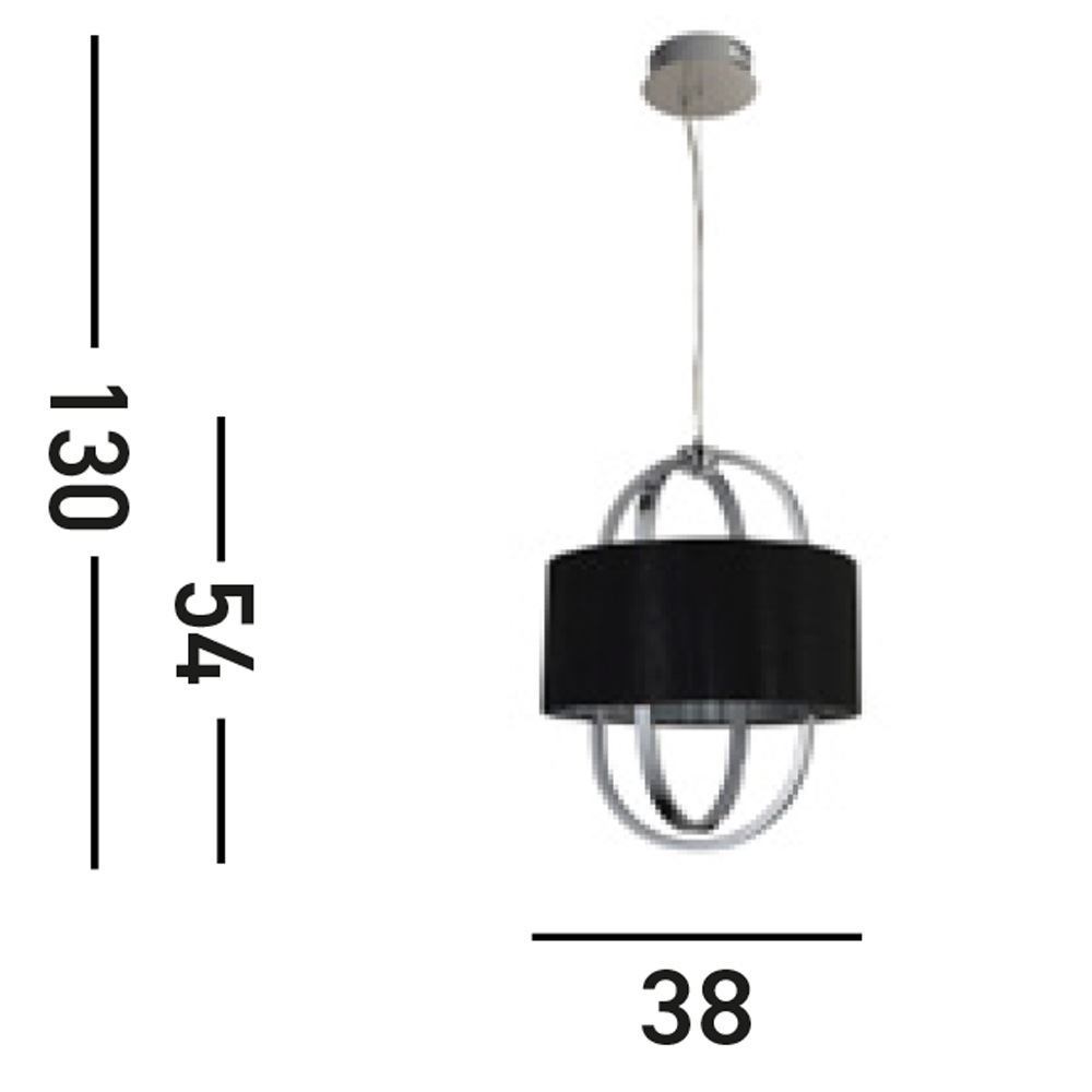 Searchlight LED-Hängeleuchte »Hängeleuchte Madrid, 1-flammig«, 1 flammig, Leuchtmittel LED-Modul | LED fest integriert, Klassisches Ambiente