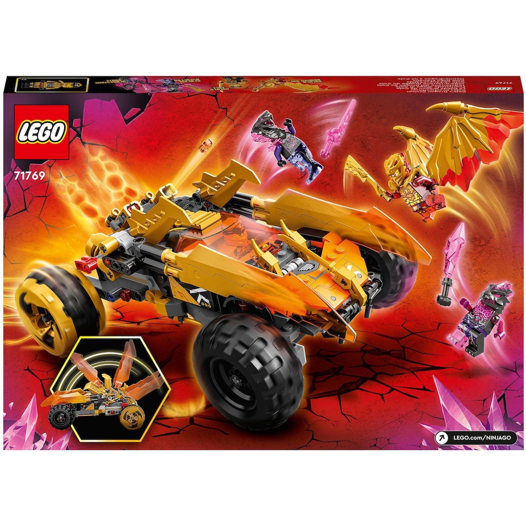 LEGO® Konstruktionsspielsteine »Coles Drachen-Flitzer (71769), LEGO® NINJAGO«, (384 St.)