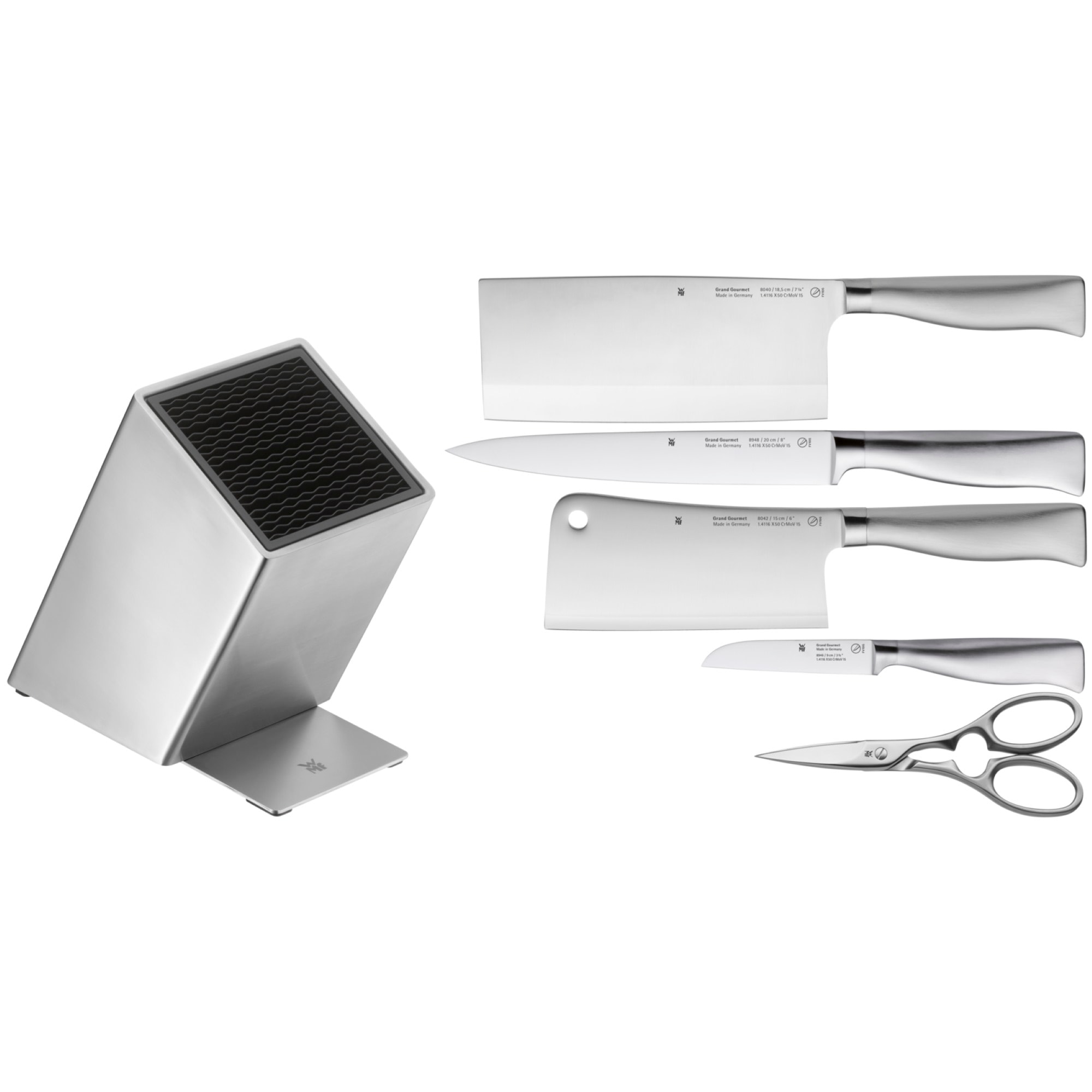 WMF Messerblock »Grand Gourmet«, 6 tlg., Asia Messerset, Made in Germany