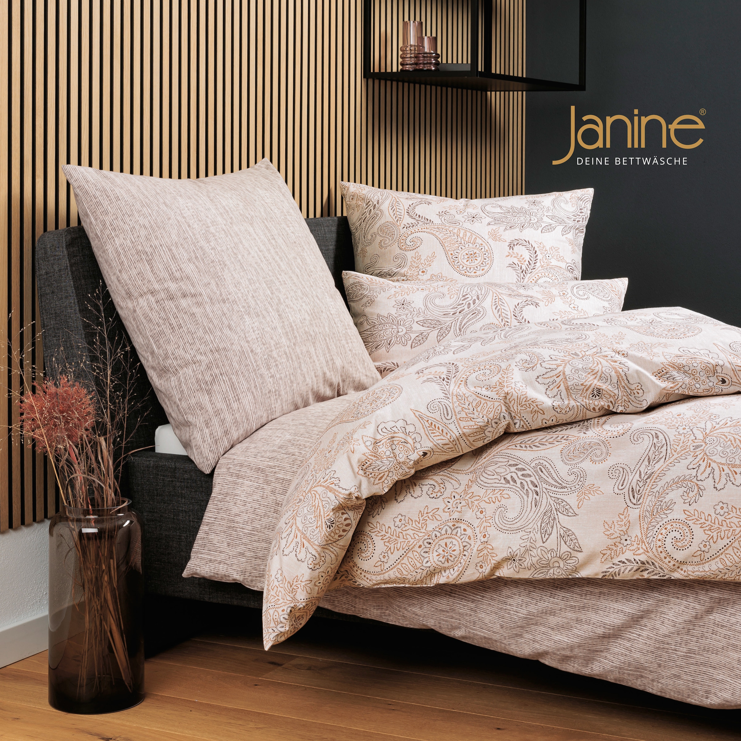 Janine Bettwäsche »Soft-Cotton71001 0«, mit Reissverschluss günstig online kaufen