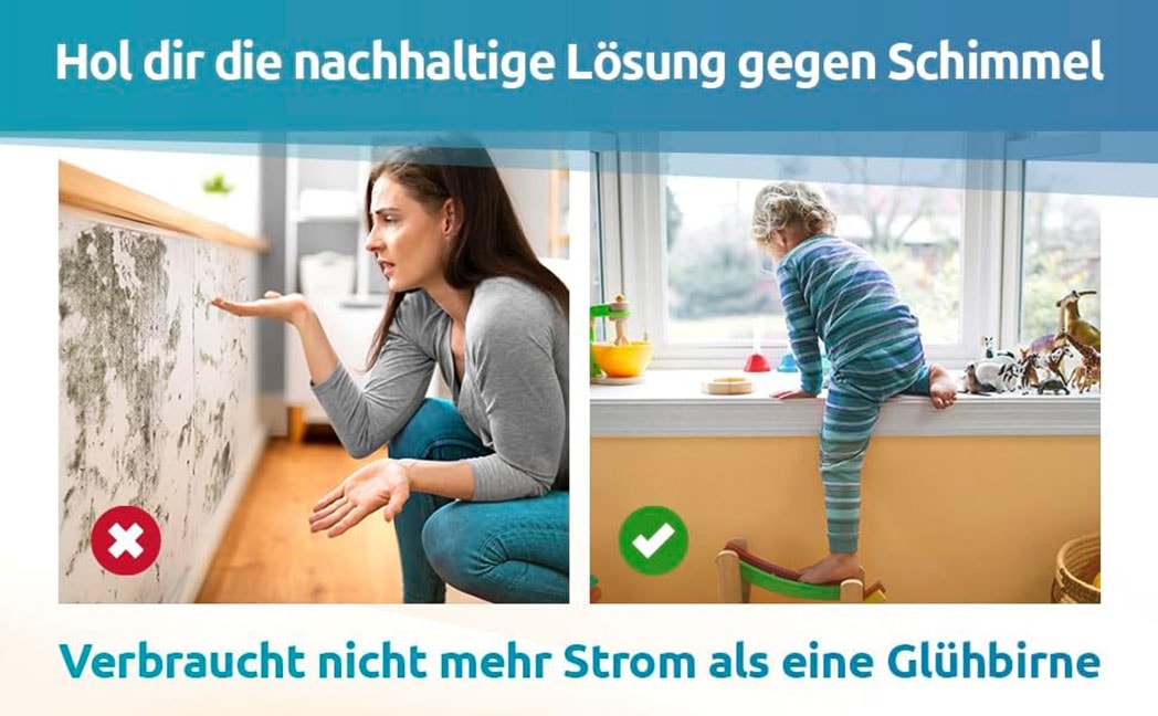 Schimmel Dry Infrarotheizung »Schimmel Dry M1«, Basismodul, trocknet Wandflächen mit wärmender Infrarotstrahlung