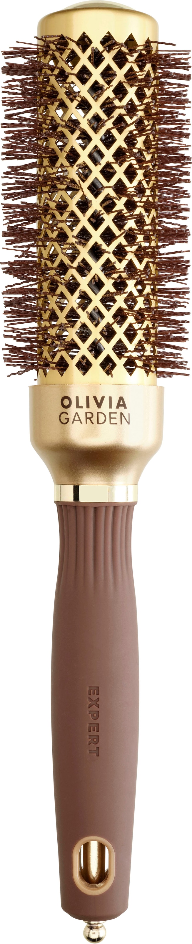 »EXPERT BLOWOUT Rundbürste SHINE GARDEN Gold&Brown« OLIVIA bestellen Bristles Wavy
