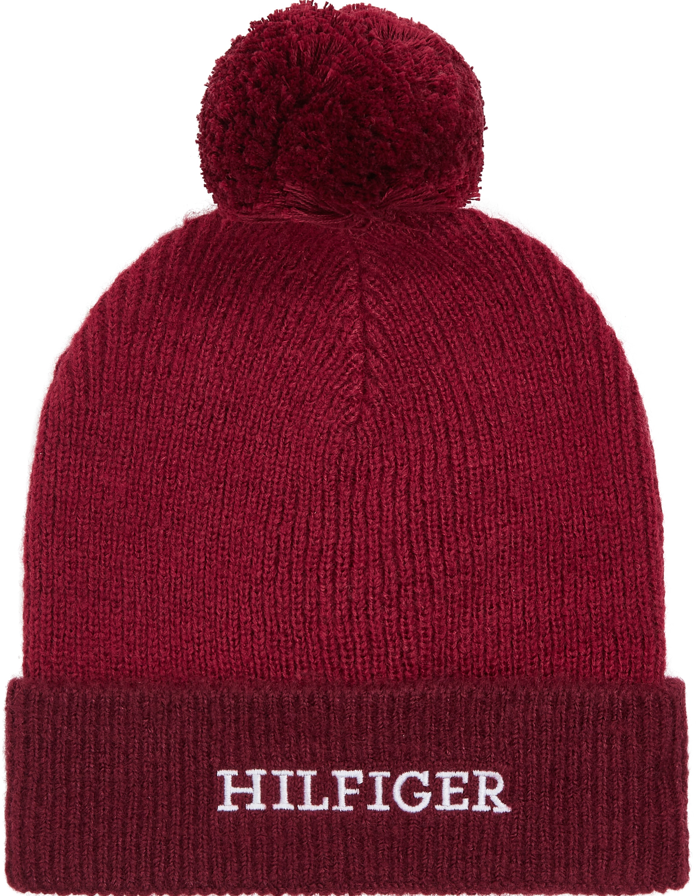 Bommelmütze »MONOTYPE POMPOM BEANIE«, mit gesticktem Logoschriftzug