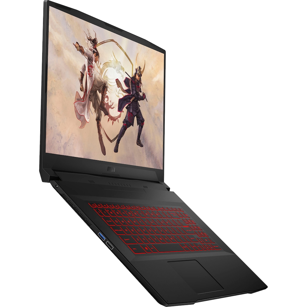 MSI Gaming-Notebook »Katana GF76 11UE-413«, 43,9 cm, / 17,3 Zoll, Intel, Core i7, GeForce RTX 3060, 512 GB SSD