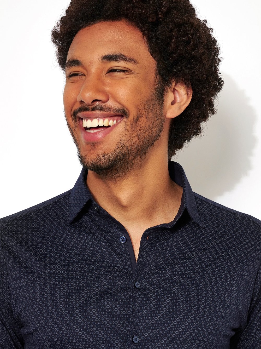 DESOTO Businesshemd »Casual Kent 1/1«, Mit Minimal Print