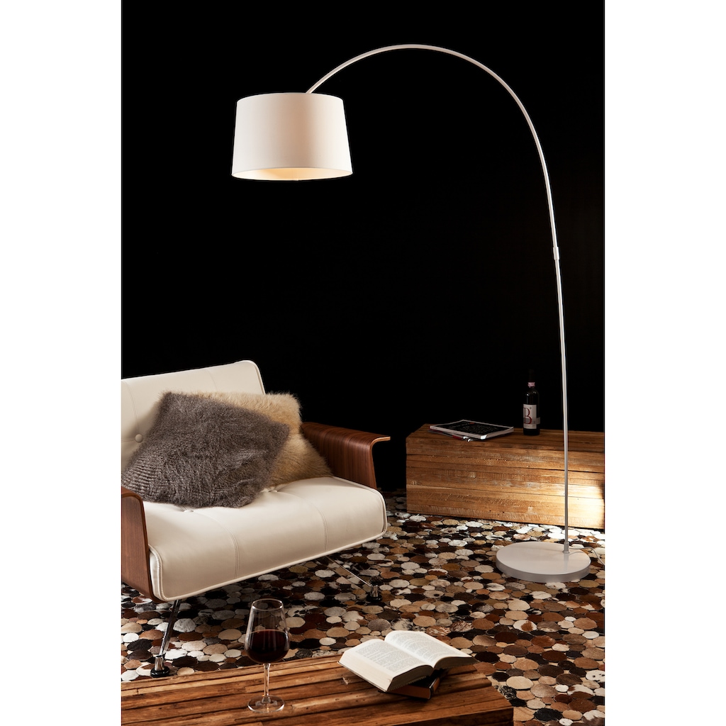 SalesFever Bogenlampe »Valdis«, 1 flammig-flammig