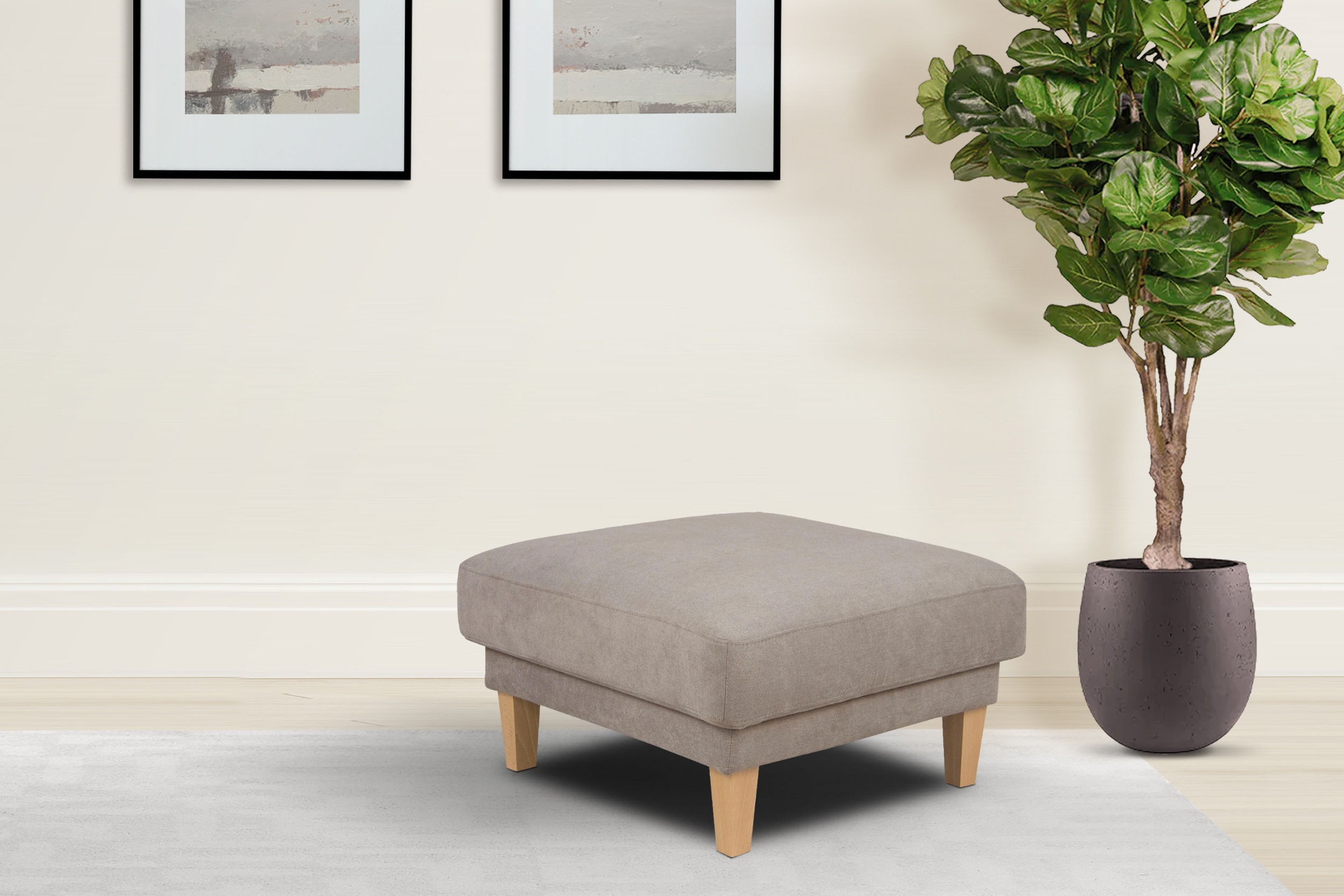 Home affaire Polsterhocker "TRIPLO passend zur Serie, Maße B/T/H: 82/72/46 günstig online kaufen