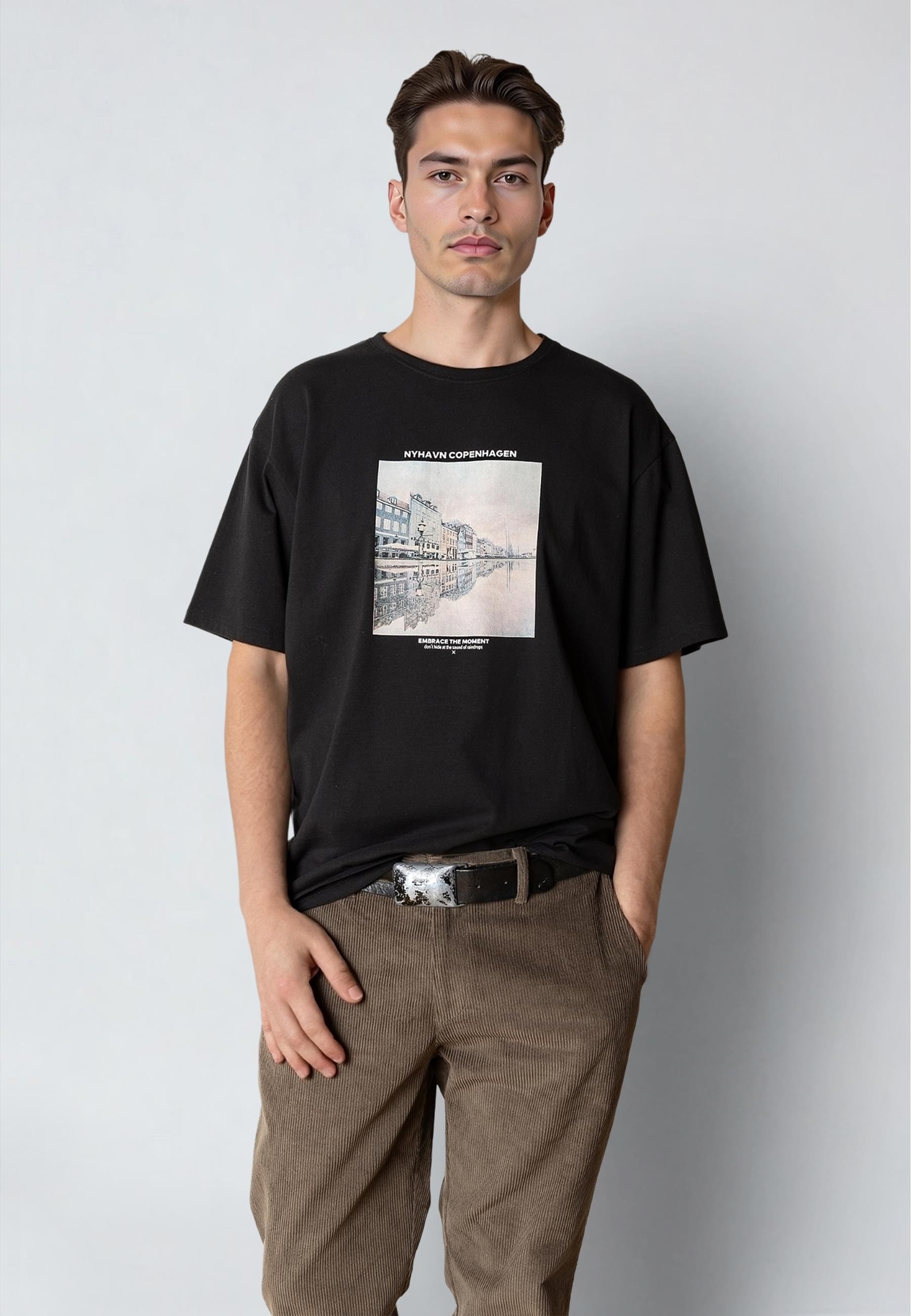 Clean Cut Copenhagen T-Shirt »Clean Cut Copenhagen Rainy Copenhagen Organic T-Shirt« 1 Stk.