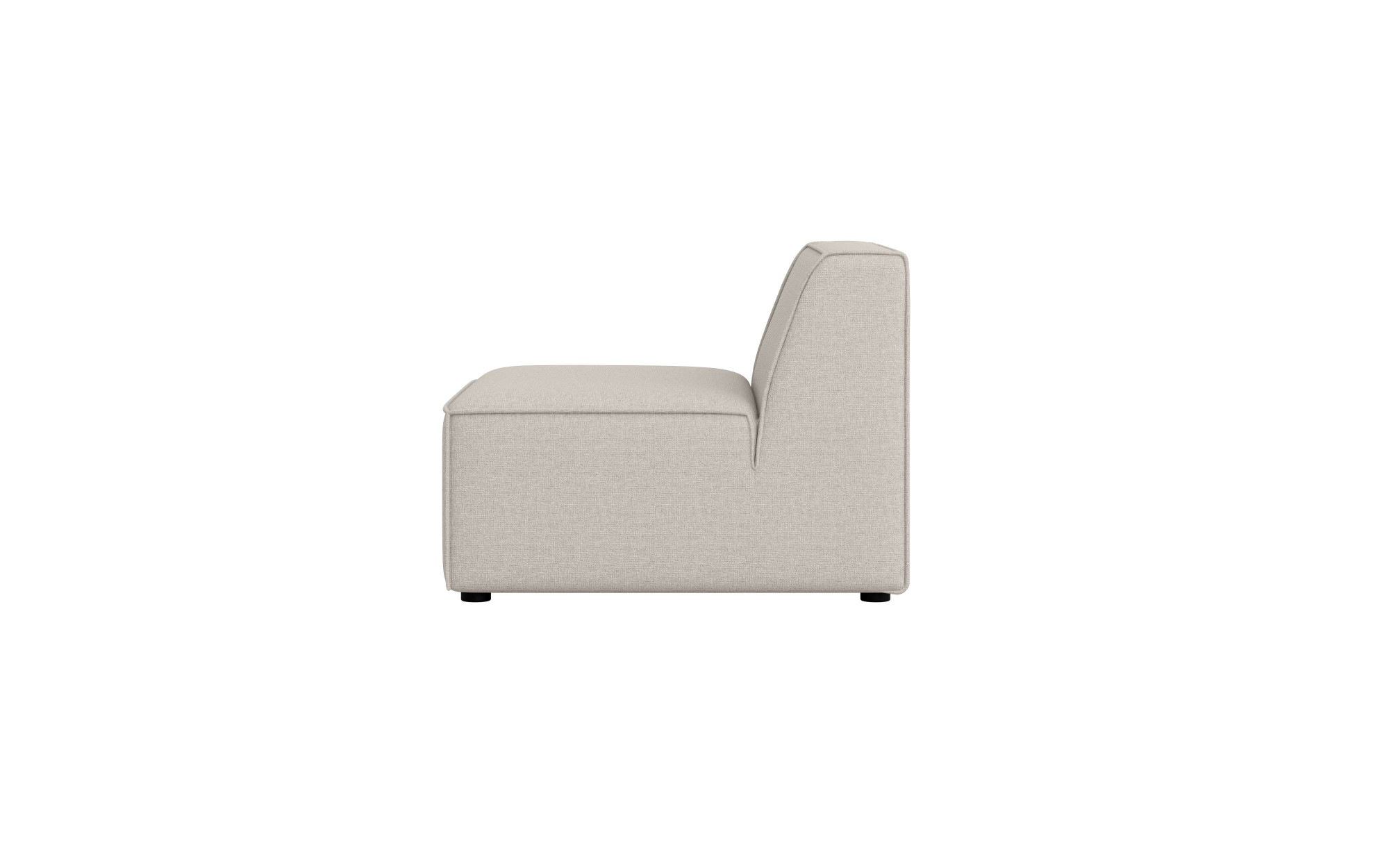 INOSIGN Sessel »Bequemer Sessel Cavan, Maße B/T/H: 90/90/72 cm«, ohne Armlehne, mit Wellenunterfederung, auch in Bouclé