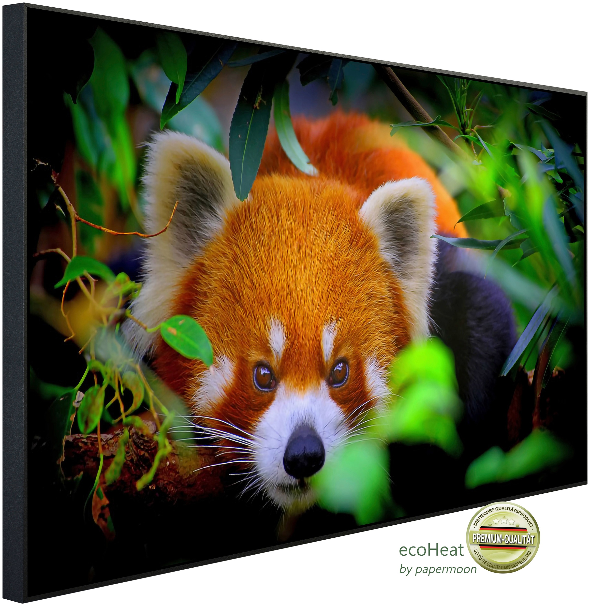 Papermoon Infrarotheizung »Rotes Panda Porträt«, sehr angenehme Strahlungsw günstig online kaufen