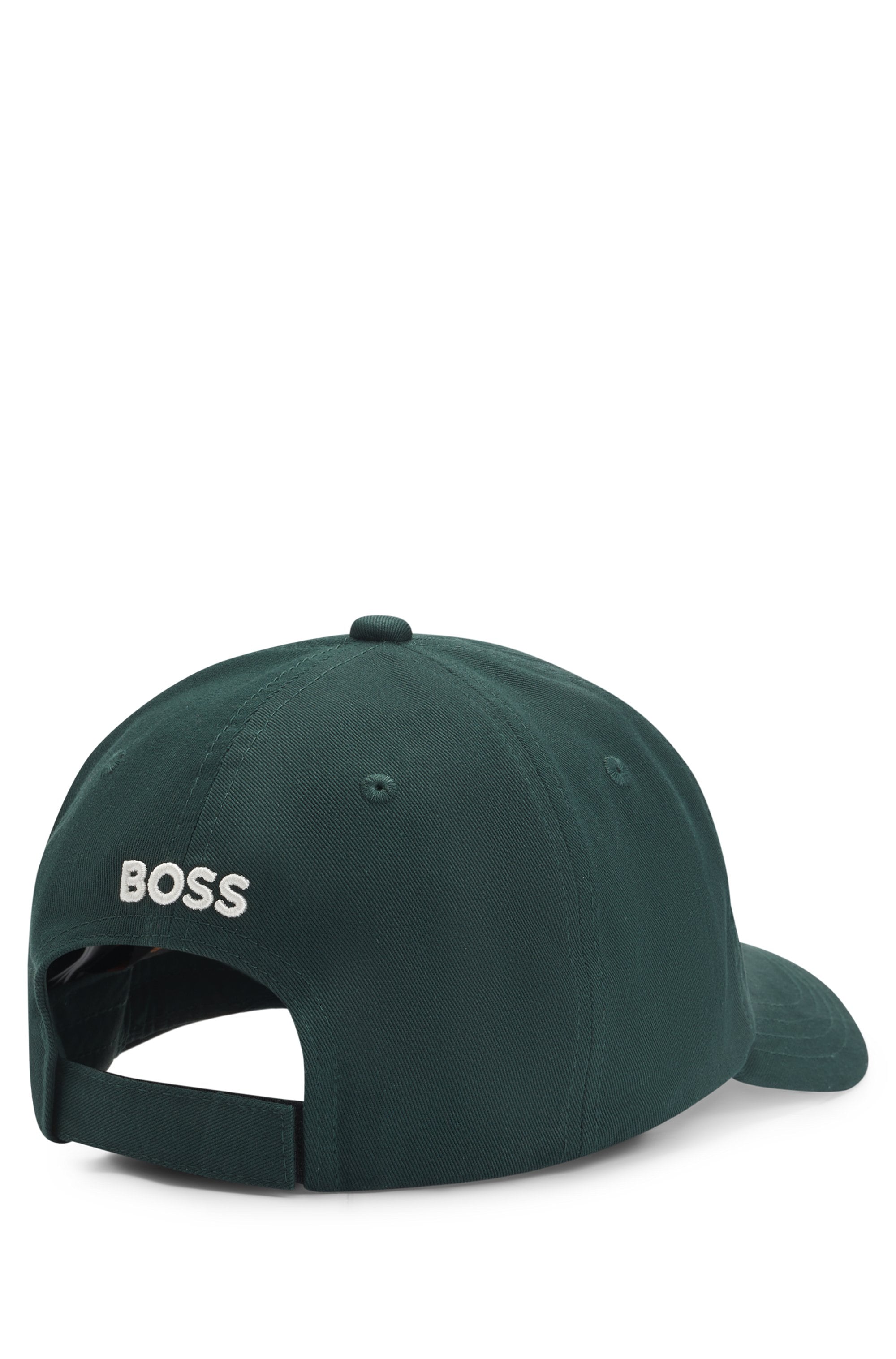 BOSS ORANGE Fitted Cap »Derrel-Slogan«, mit Icon Detail, Weite verstellbar