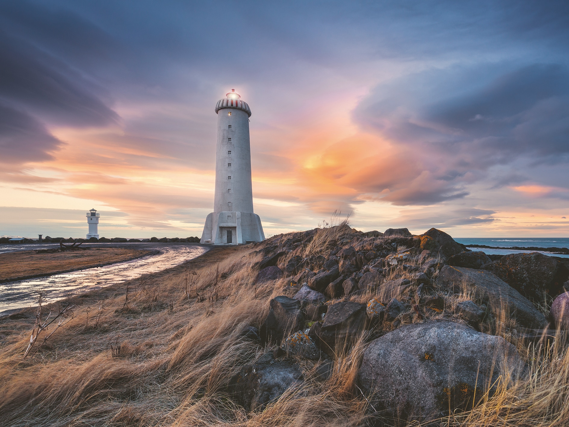 Ravensburger Puzzle »Magische Stimmung über dem Leuchtturm von Akranes, Island«, Made in Germany