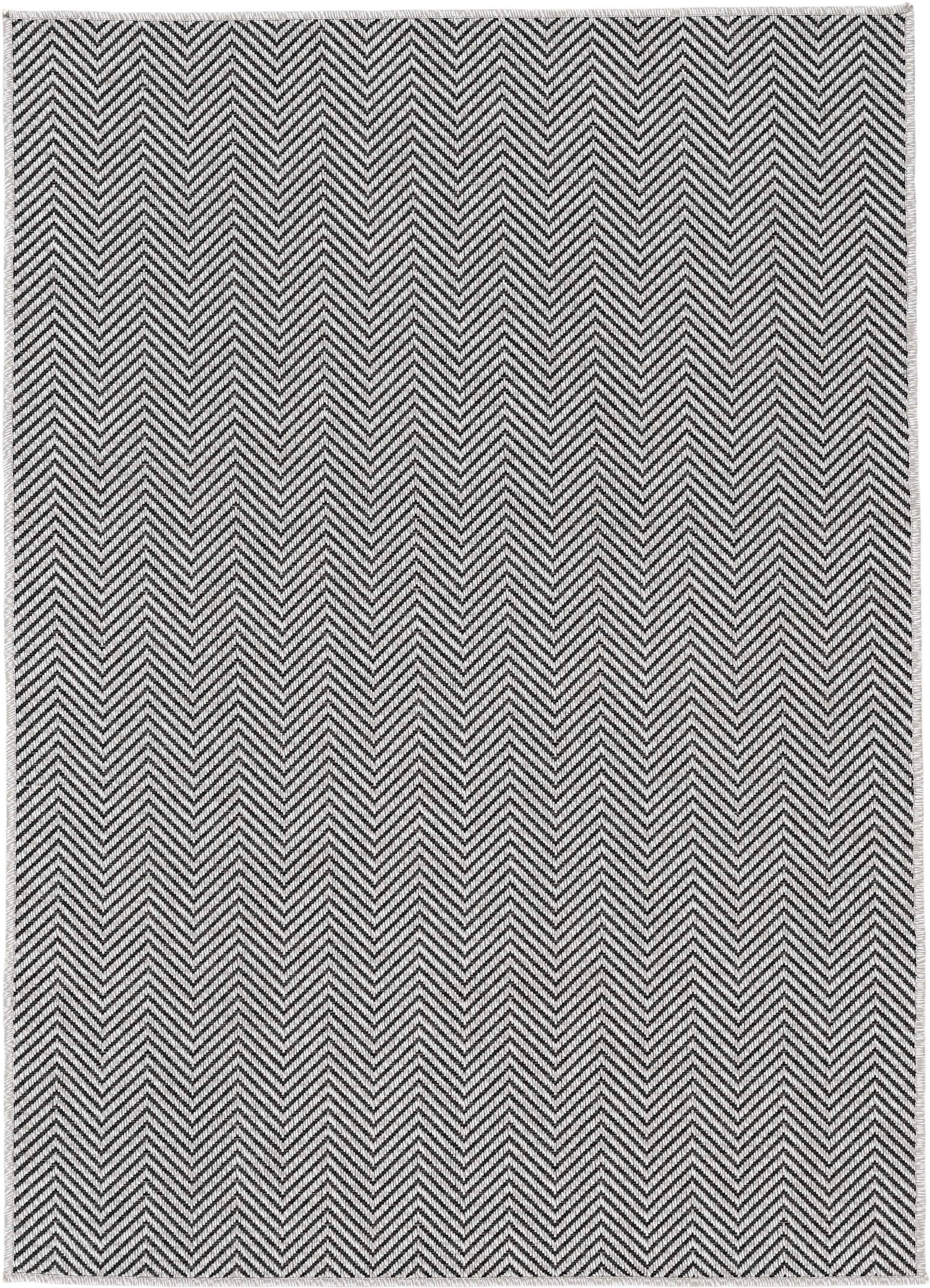 carpetfine Teppich »Boho 106«, rechteckig, 4 mm Höhe, robustes Flachgewebe, günstig online kaufen