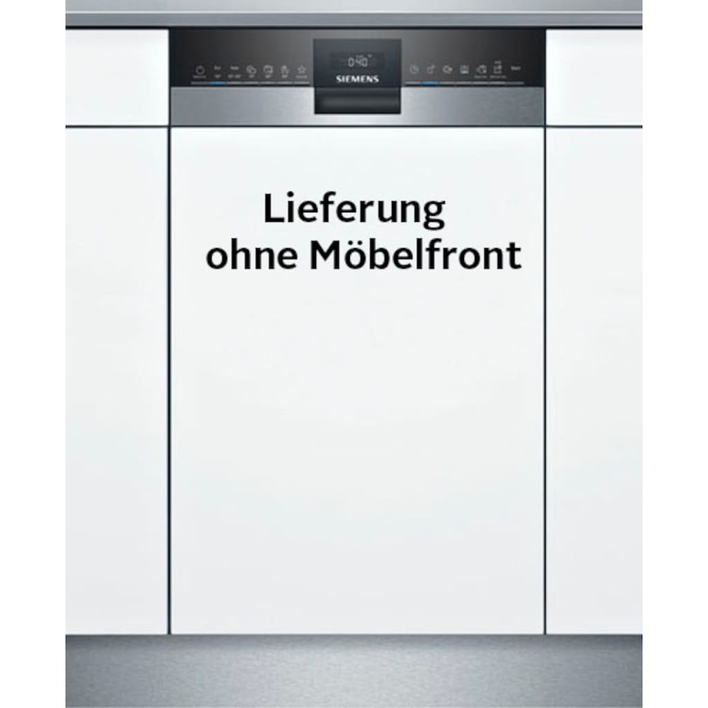 SIEMENS teilintegrierbarer Geschirrspüler »SR55YS05ME«, iQ500, SR55YS05ME, 10 Maßgedecke