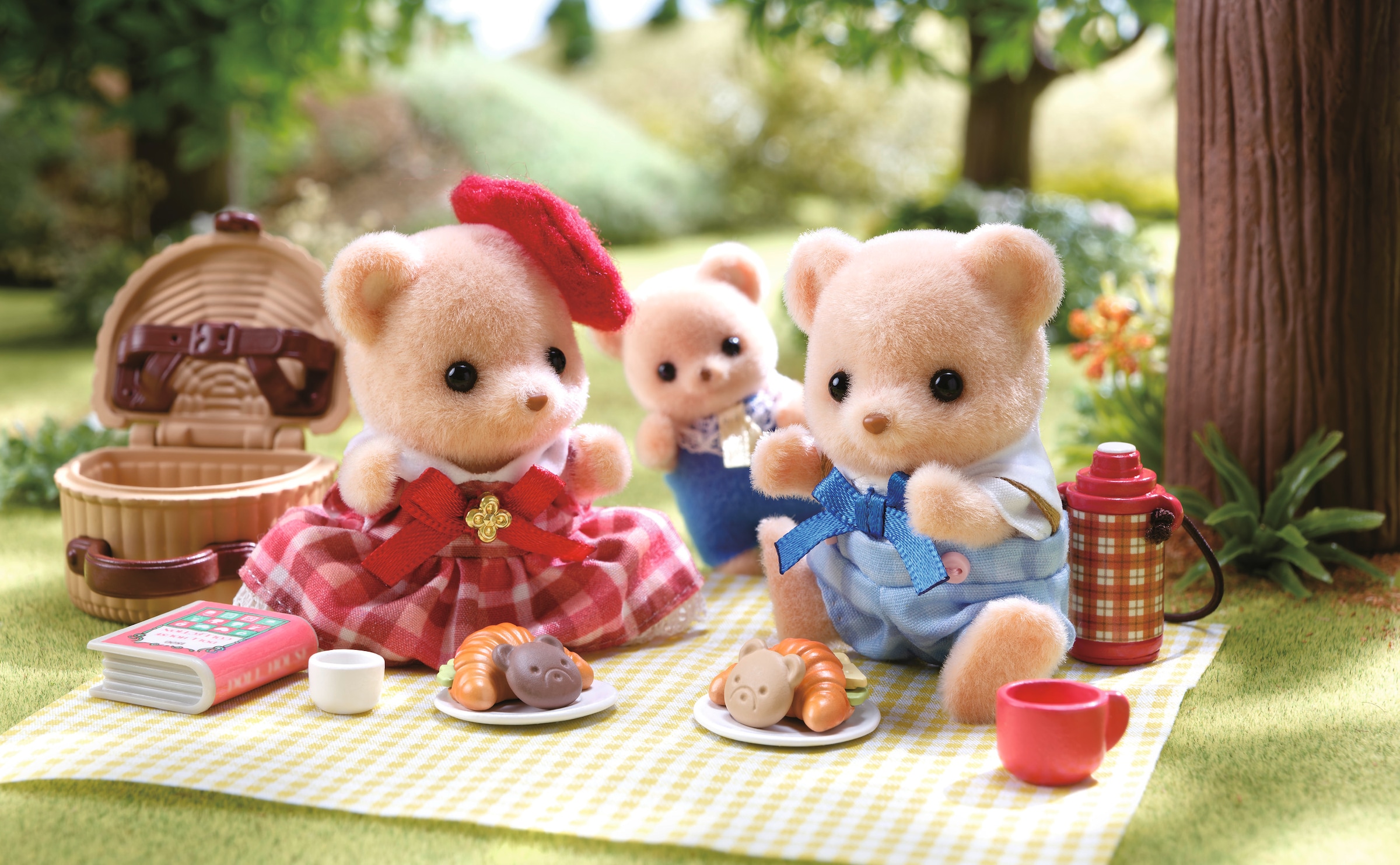 Sylvanian Families Spielwelt »Biscuit Bären Picknickspaß (5852)«