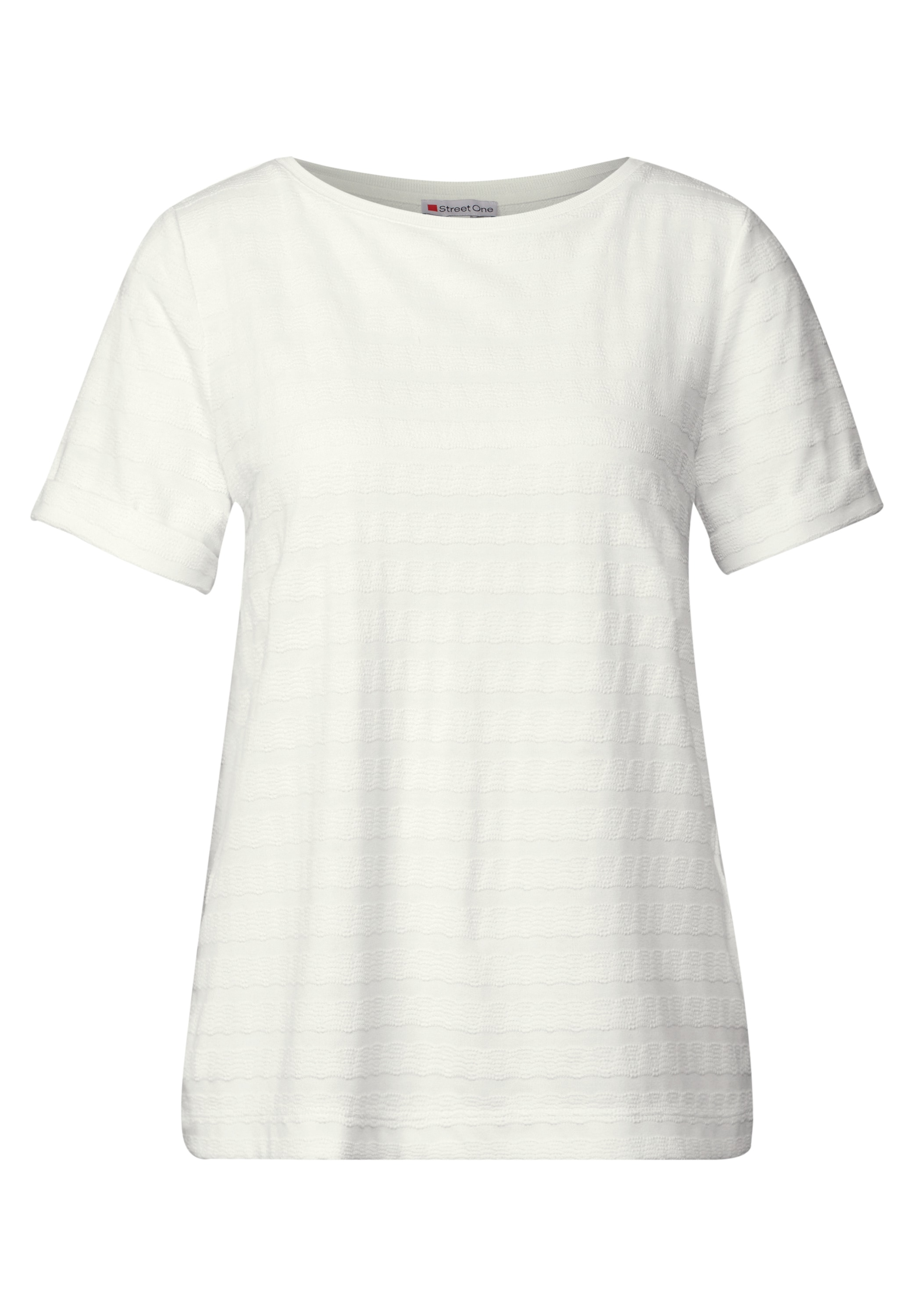 STREET ONE T-Shirt, mit Struktur Muster