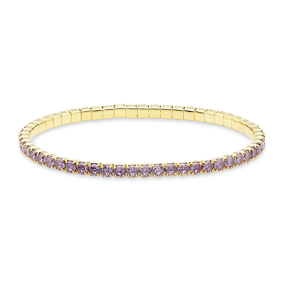 Firetti Silberarmband »Schmuck Geschenk Flexibles Silberarmband mit Zirkonia« mit Zirkonia (synth.)