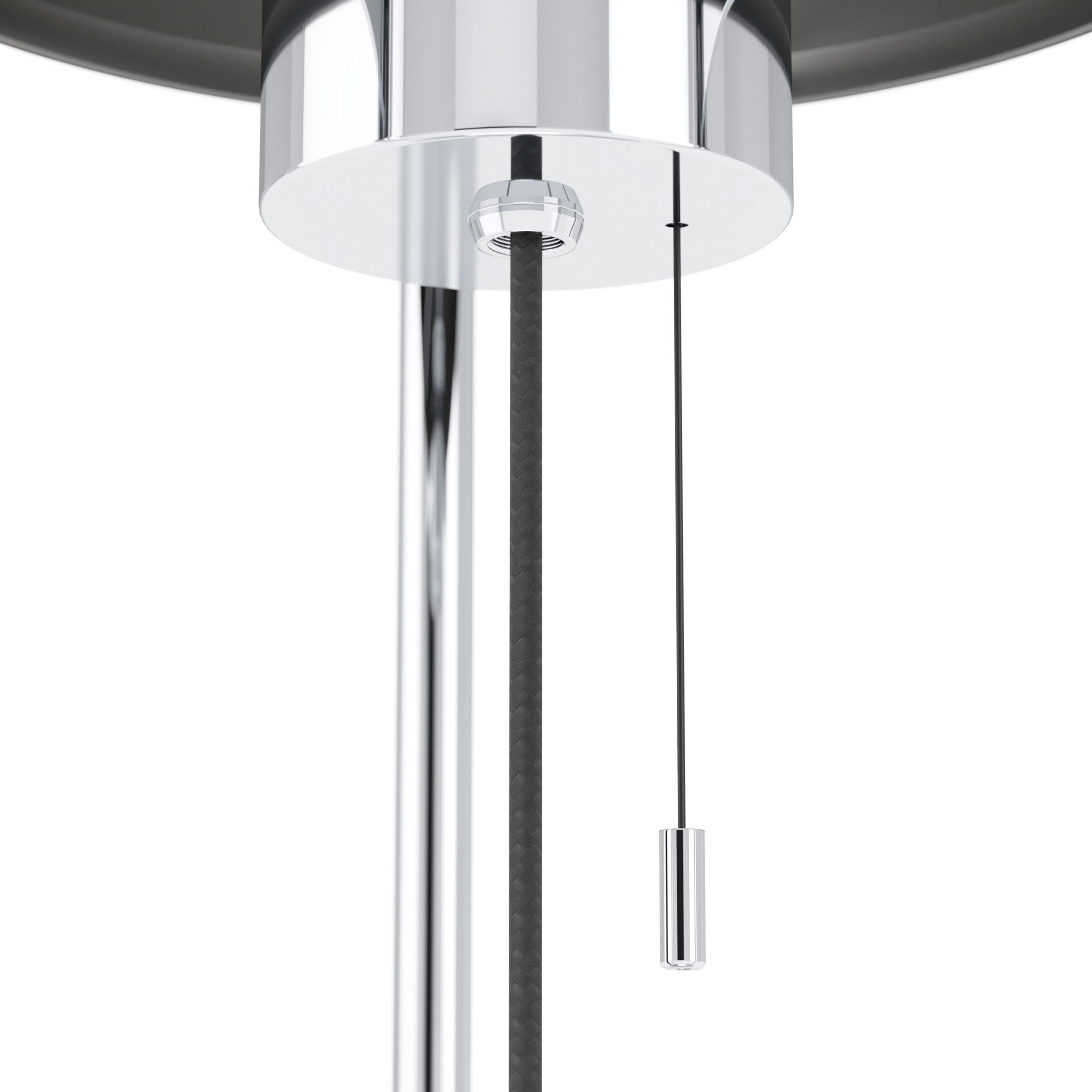 JOOP! Tischleuchte »ROUND LIGHTS«, Leuchtmittel E27 | ohne Leuchtmittel, mit rundem Textil-Leuchtenschirm und eingelassenem Metall-Dekorband