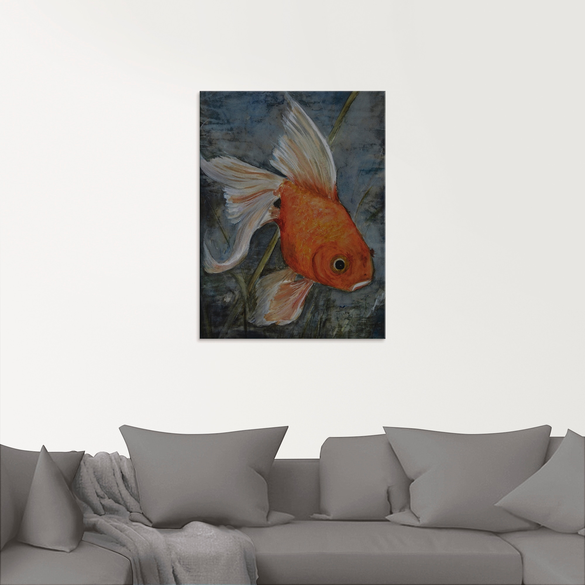 Artland Glasbild »Feng Shui - Goldfisch«, Wassertiere, (1 St.), in verschie günstig online kaufen