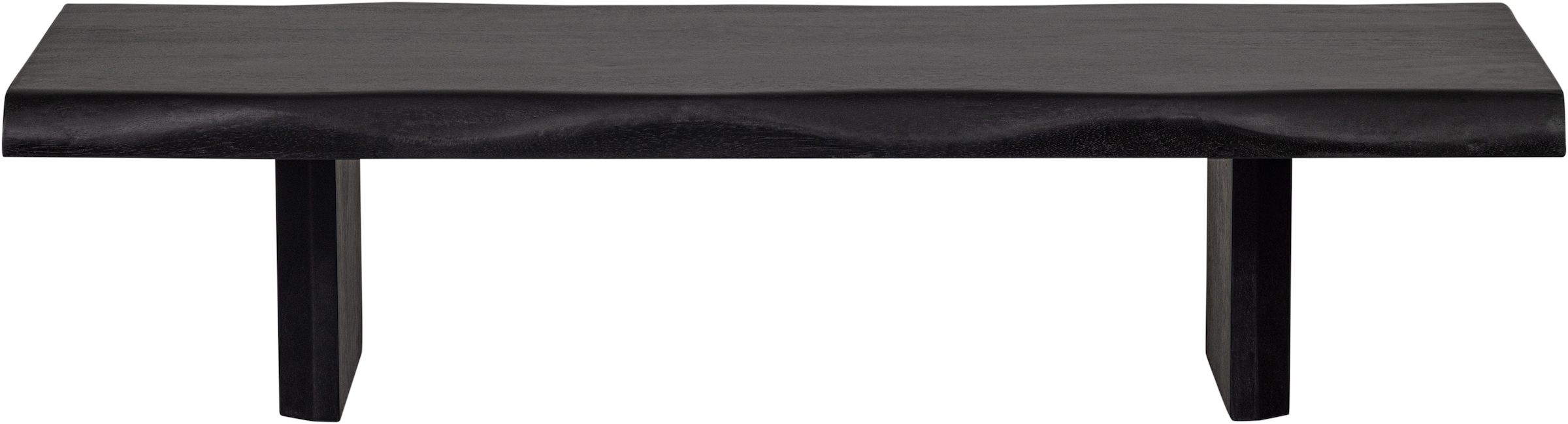 WOOOD Couchtisch »Cali mit organisch geformter Tischplatte aus mangoholz 120x55x28 cm« Tragkraft 45 kg, für den Innenbereich, pflegeleichte Oberfläche