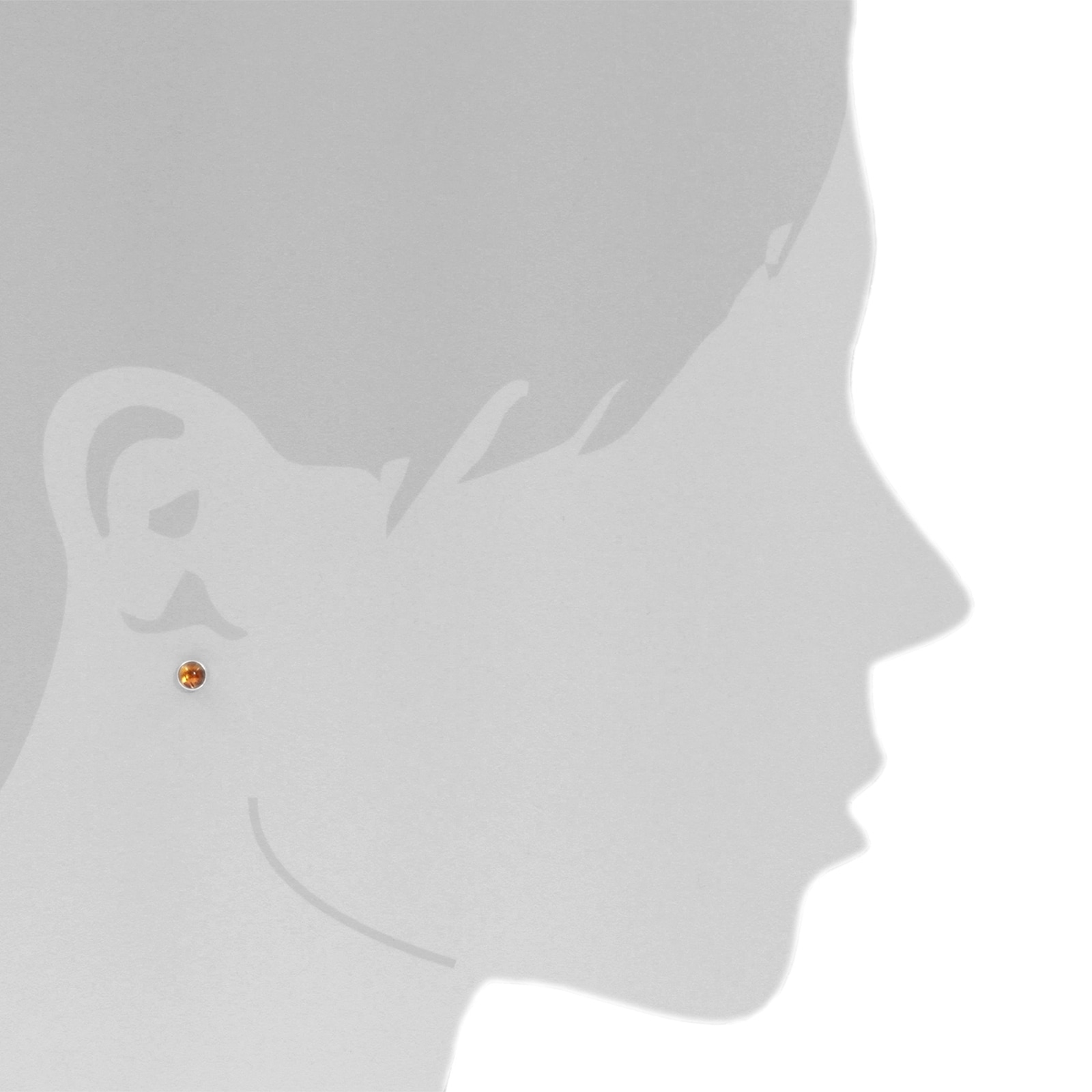OSTSEE-SCHMUCK Paar Ohrstecker »Ostsee-Schmuck Ohrstecker Classic 5 mm Ohrstecker Classic 5 mm«, (2 tlg.)