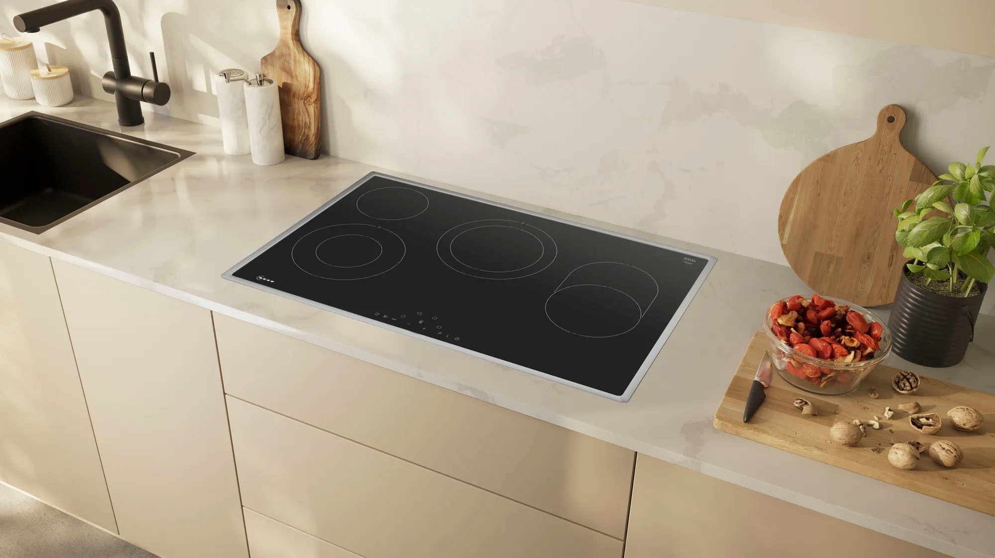 NEFF Backofen-Set N 30/N 70 »B1DCA0AK0«, mit Teleskopauszug nachrüstbar