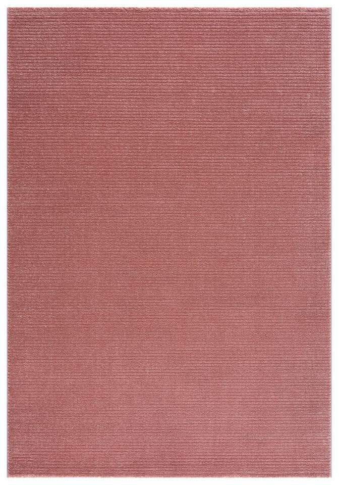 Carpet City Teppich »Friseé-Teppich FANCY900«, rechteckig, 12 mm Höhe, Läufer, Kurzflor, Einfarbig, 3D-Optik, Streifen Look, Wohnzimmer