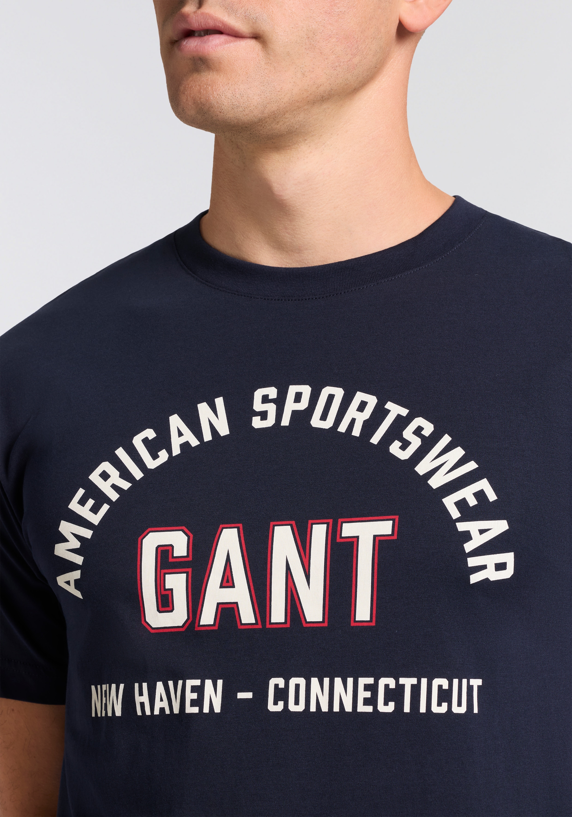 Gant T-Shirt »PRINTED GRAPHIC« Regular Fit, Rundhals
