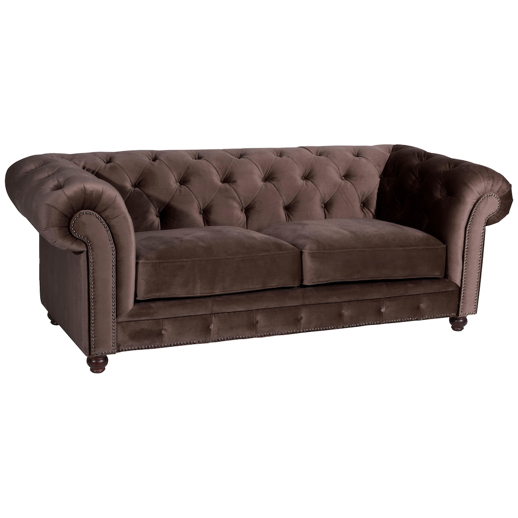 Max Winzer® Chesterfield-Sofa »Old England«, im Retrolook, Breite 218 cm