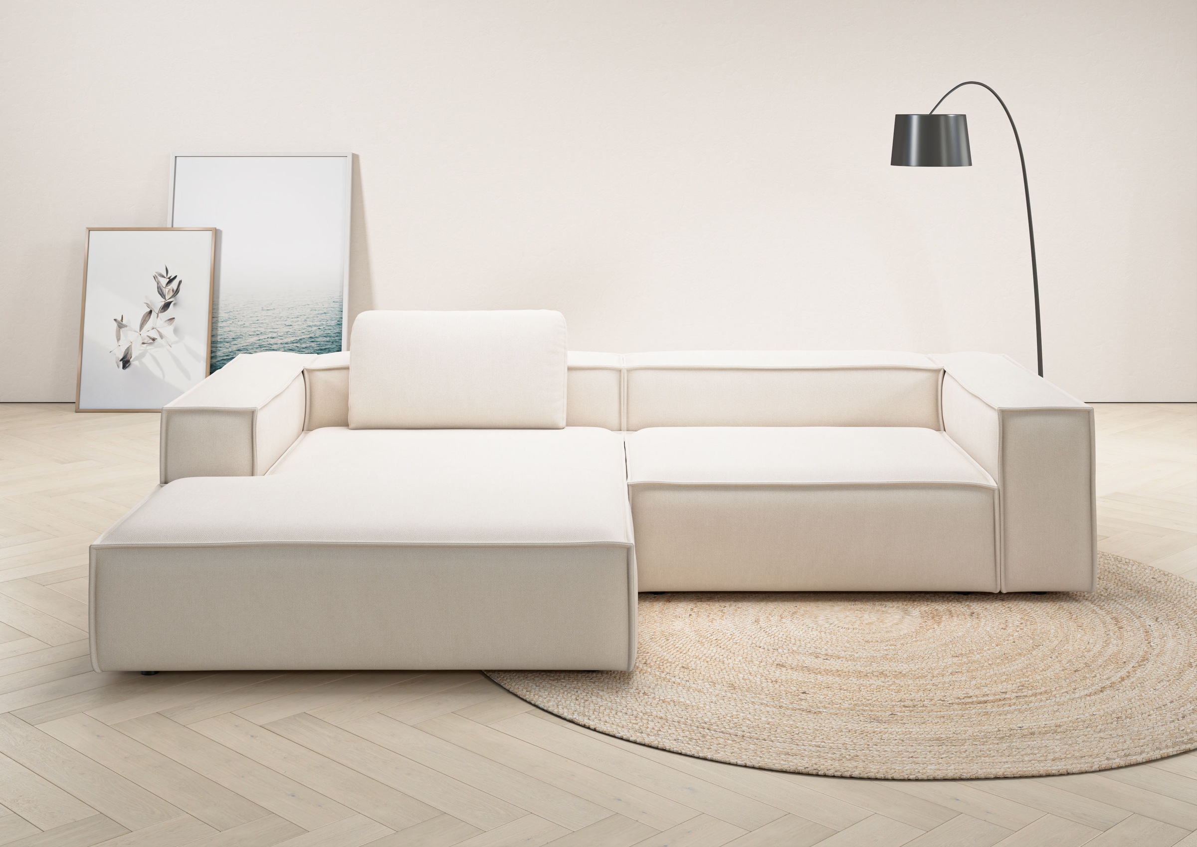 Places of Style Ecksofa »Watertown, modernes XXL L-Form, 306 cm breit«, Gro günstig online kaufen