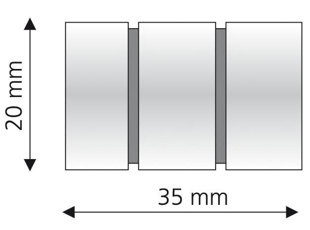 Liedeco Gardinenstangen-Endstück »Zylinder mit Rille«, (Set, 2 St.), für Gardinenstangen  Ø 16 mm bequem und schnell bestellen