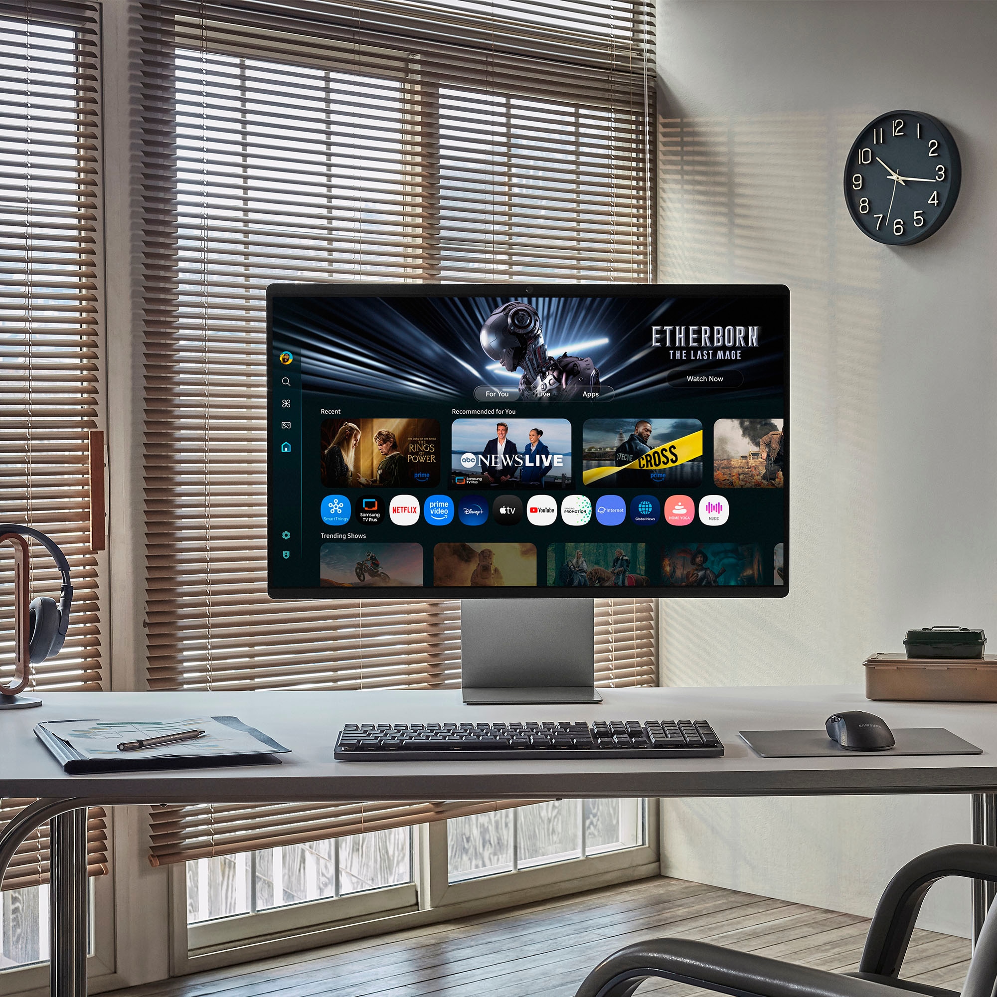 Samsung Smart Monitor »S32FM900SU« 80 cm/32 ″  3840 x 2160 px 0,03 Reaktionszeit 165 Hz